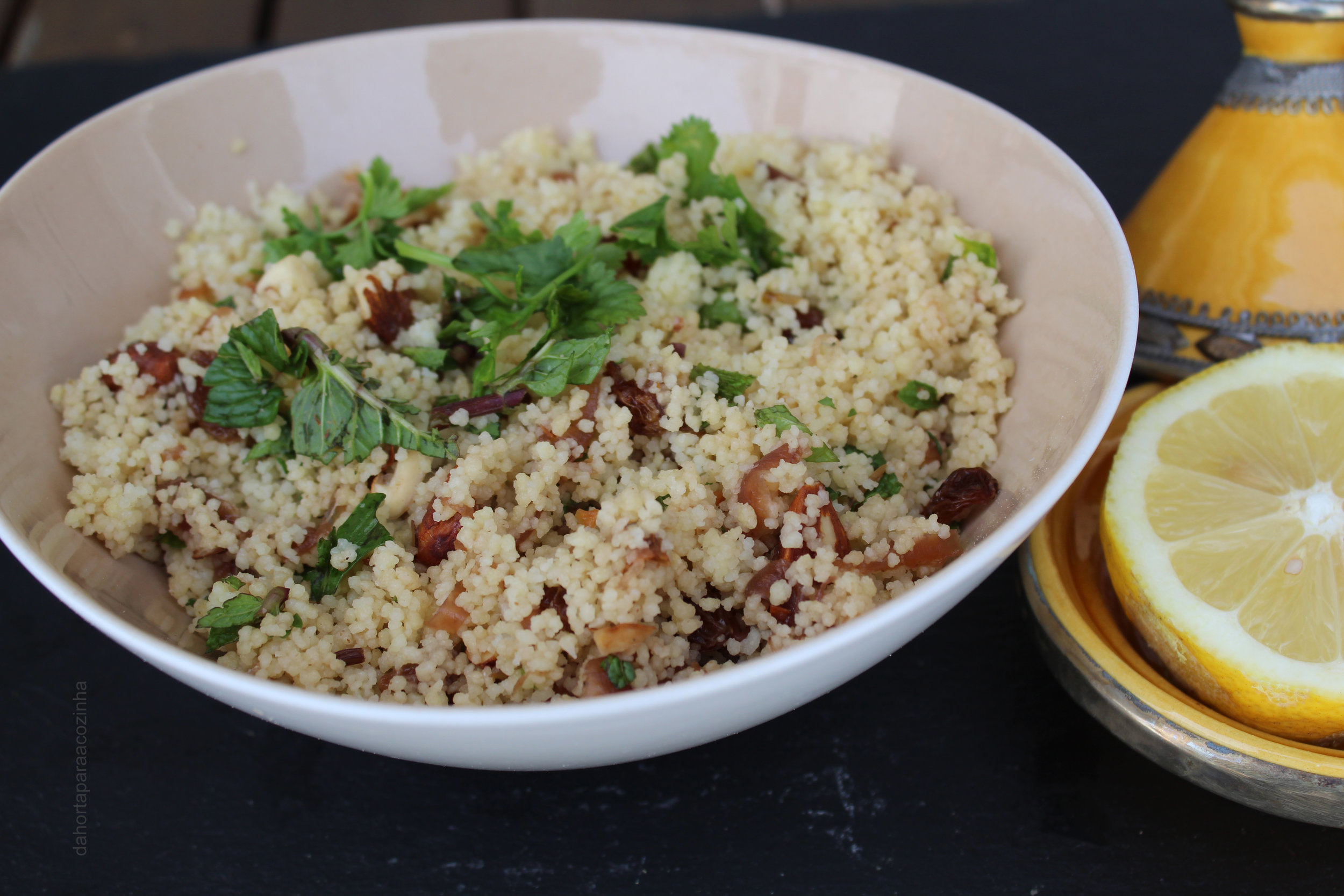 Cuscuz com Cebola Caramelizada