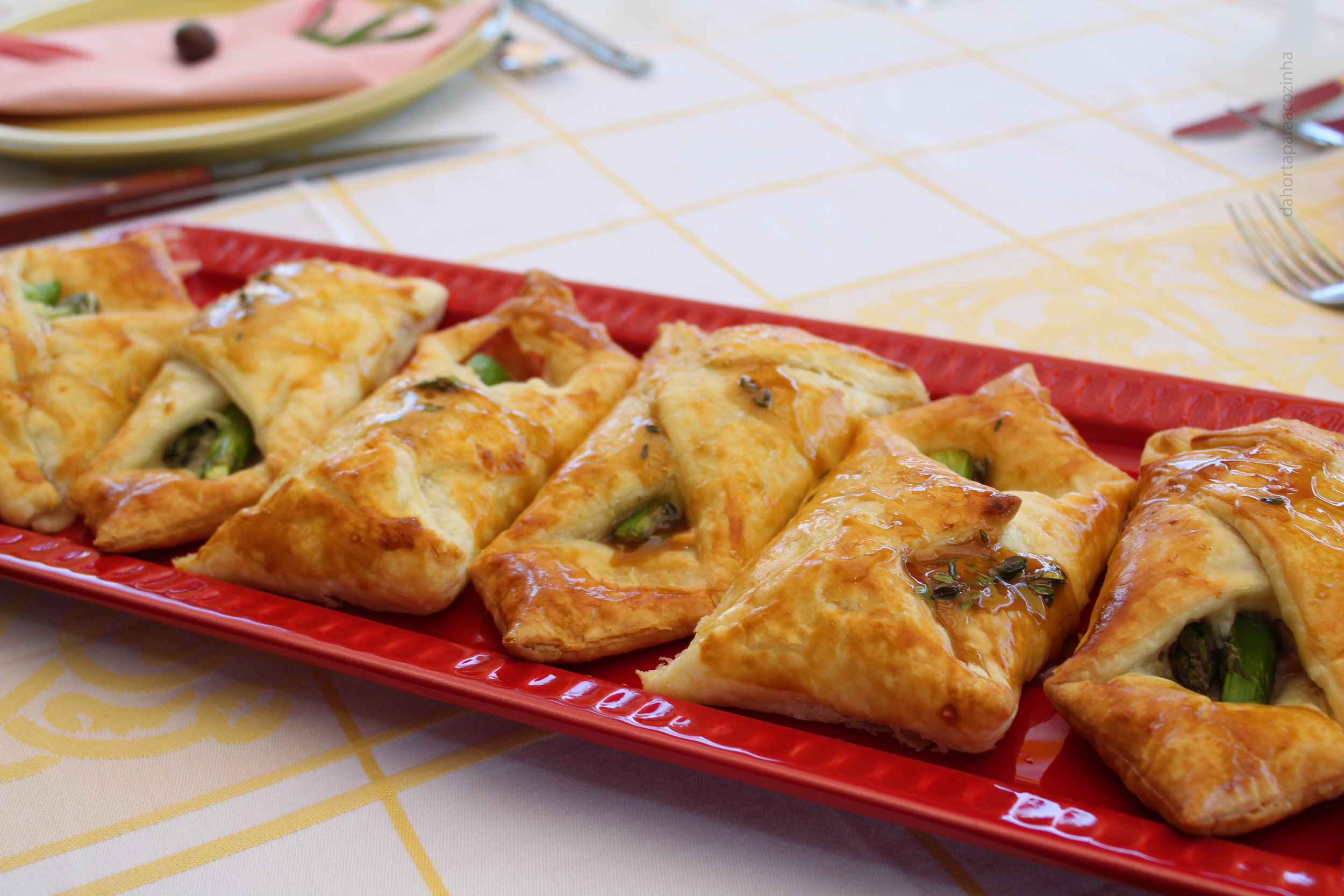 Envelopes de Espargos com Presunto