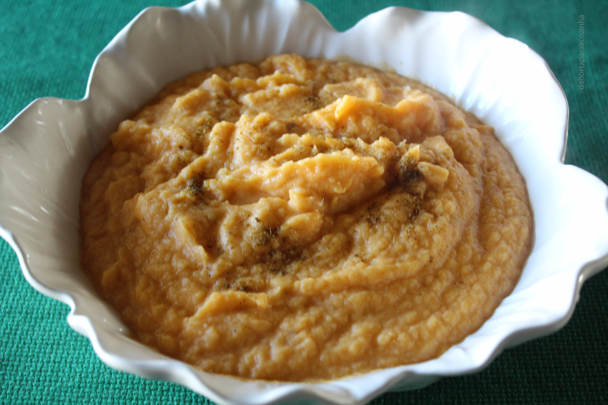 Puré de Couve Flor e Cenouras
