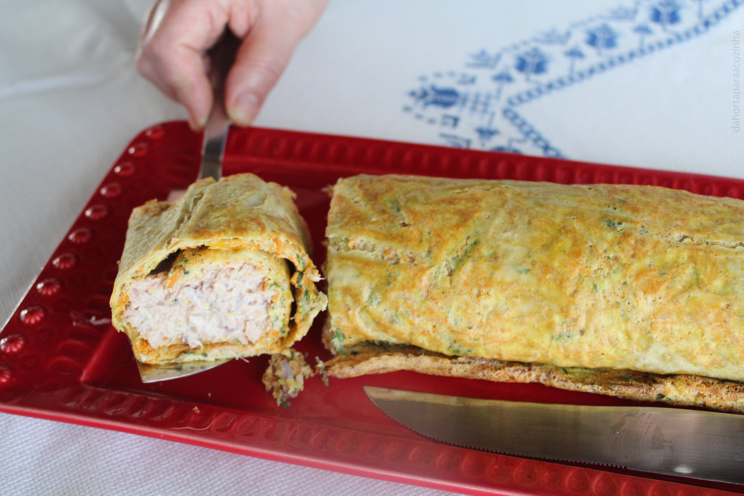 Torta de Legumes com Recheio de Atum