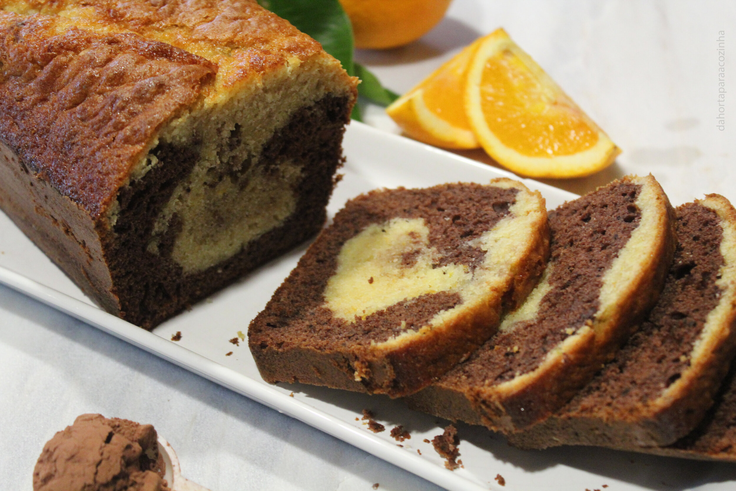Bolo Mármore de Laranja (Gugelhupf)