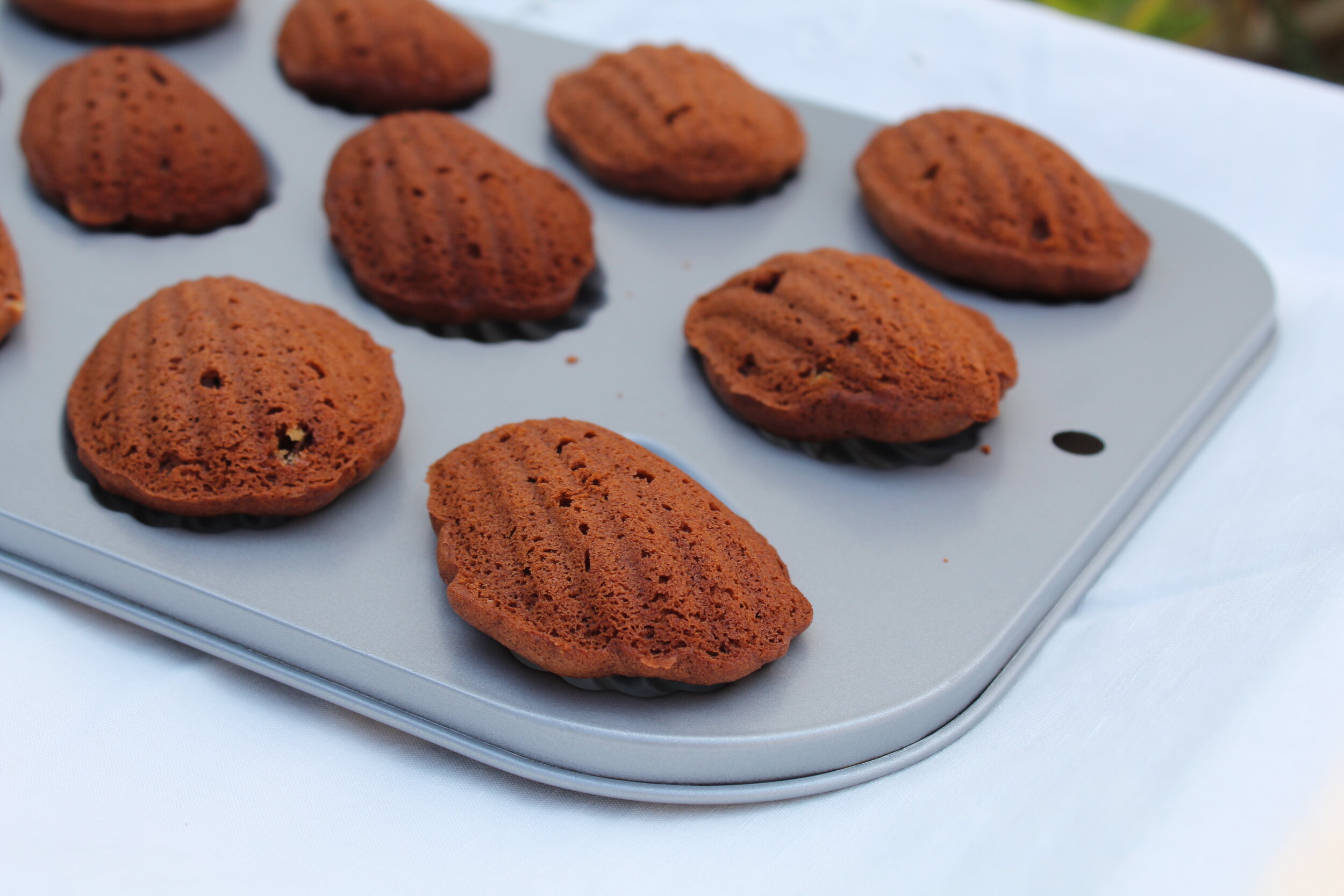 Madalenas de Chocolate (Madeleine)