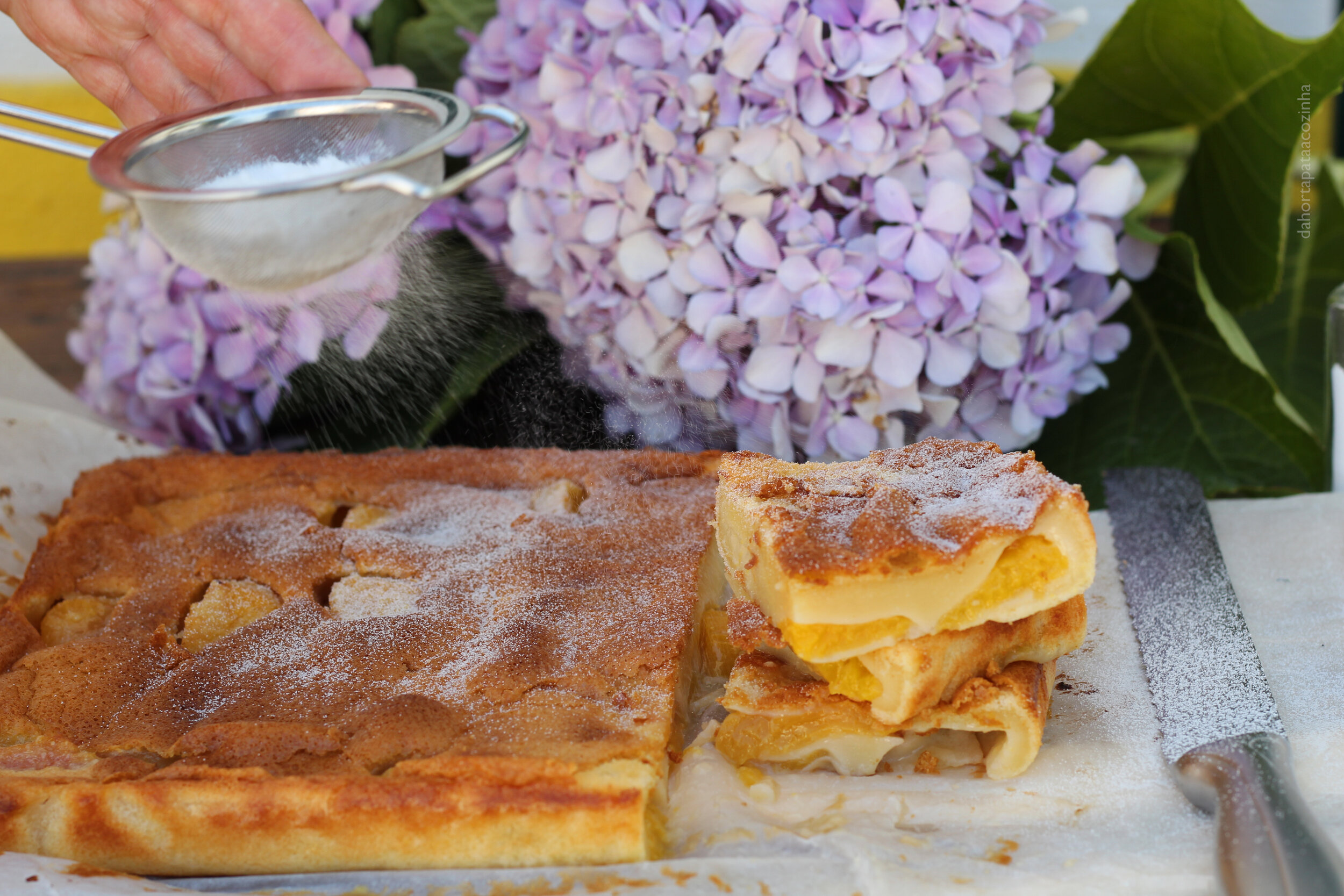 Clafoutis de Nectarinas