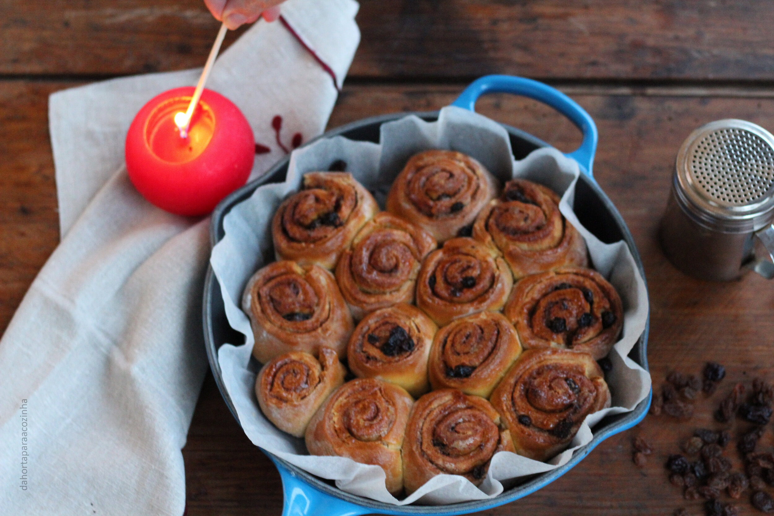 Cinnamom Rolls - Caracóis de Canela