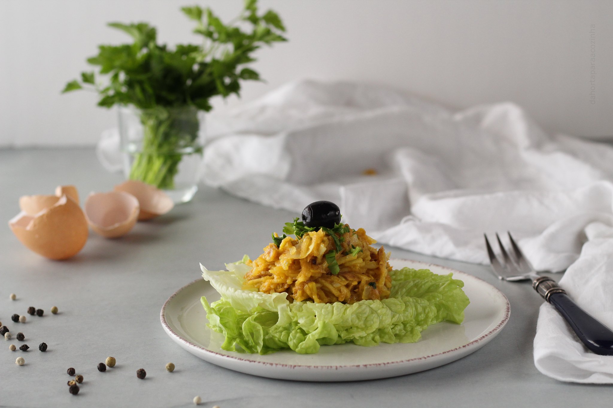 Atum à Brás — Da Horta Para A Cozinha