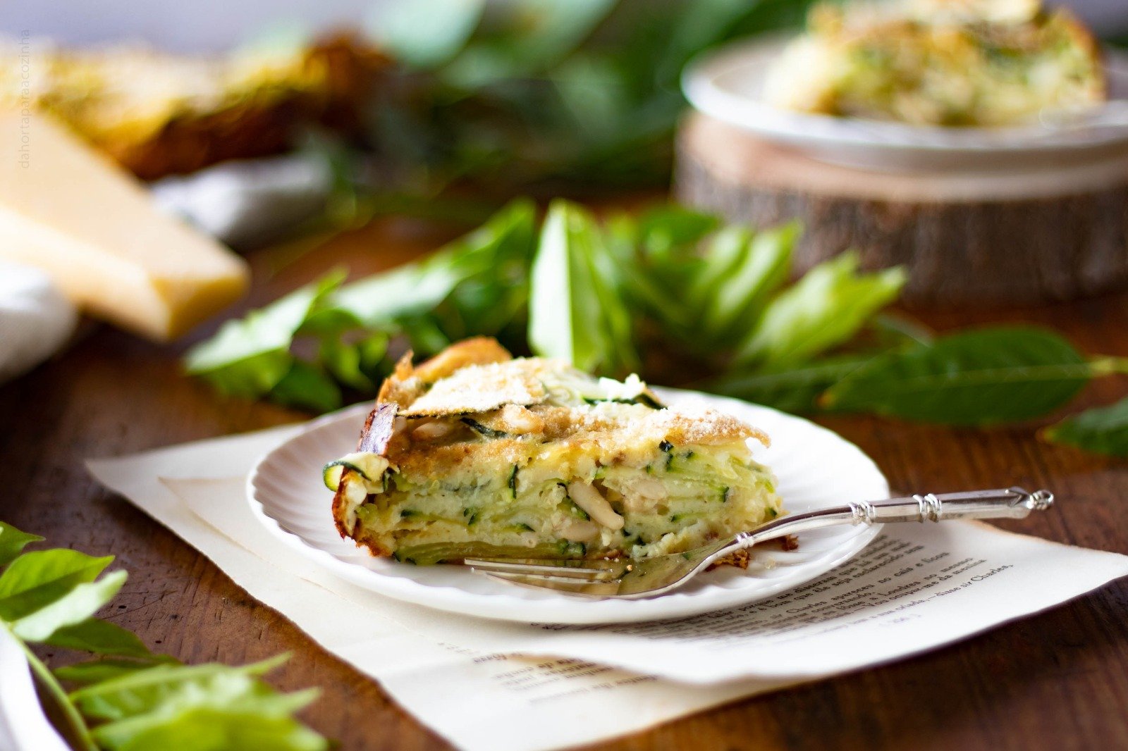 Tarte de Courgette sem Base