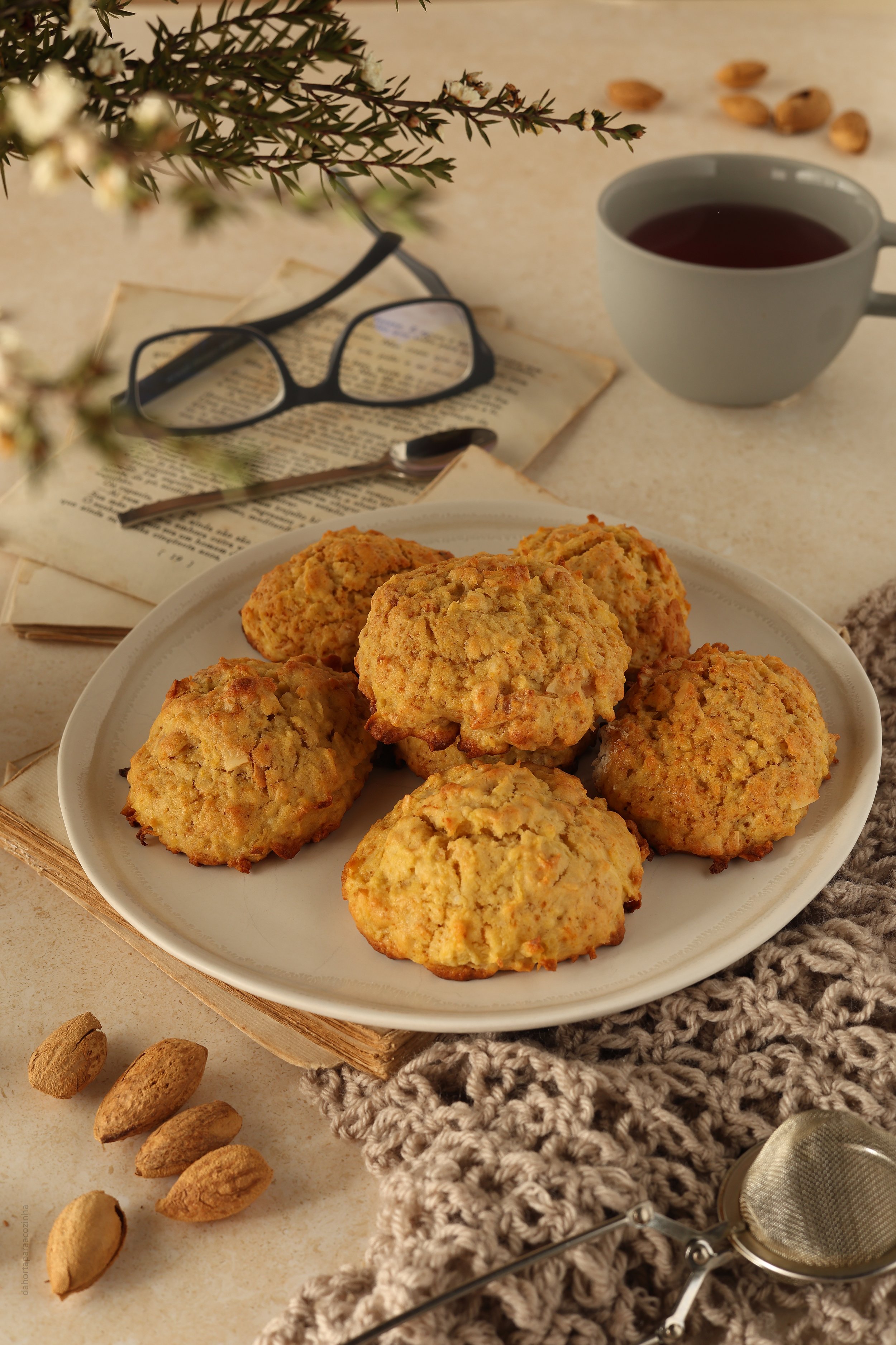 Bolinhos de Maçã e Amêndoa