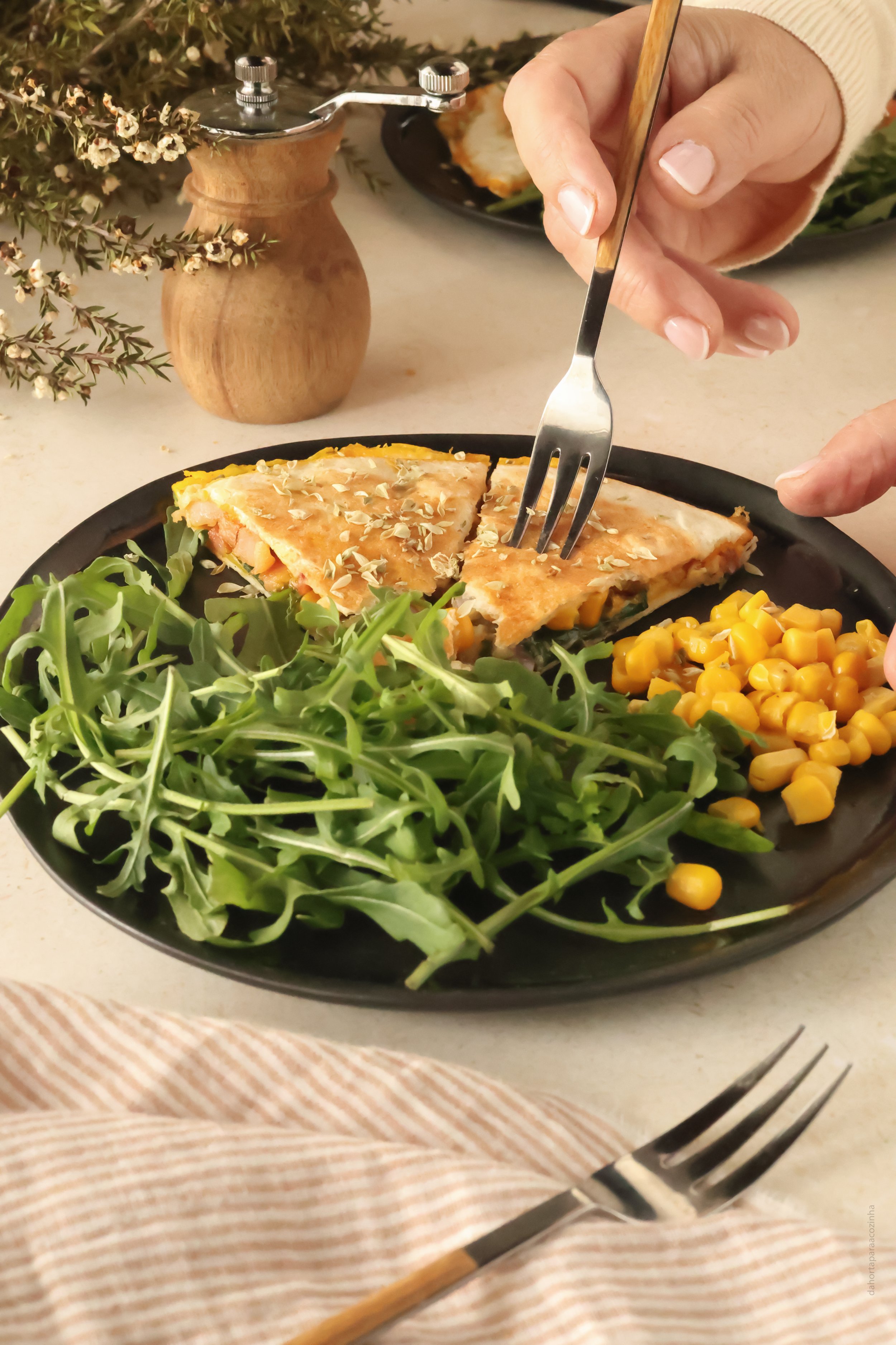 Tortilha Crocante na Frigideira