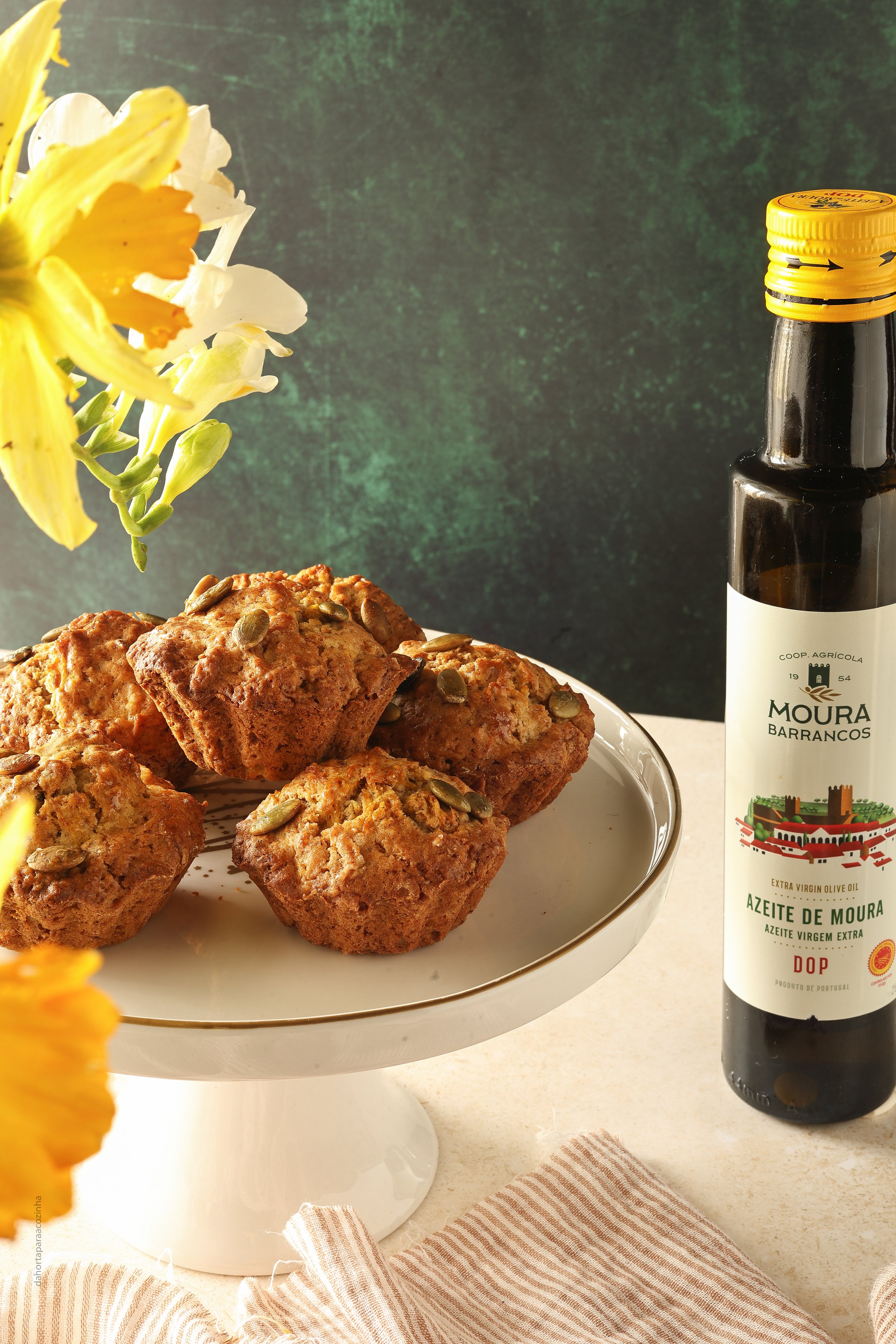Muffins de Abóbora e Azeite