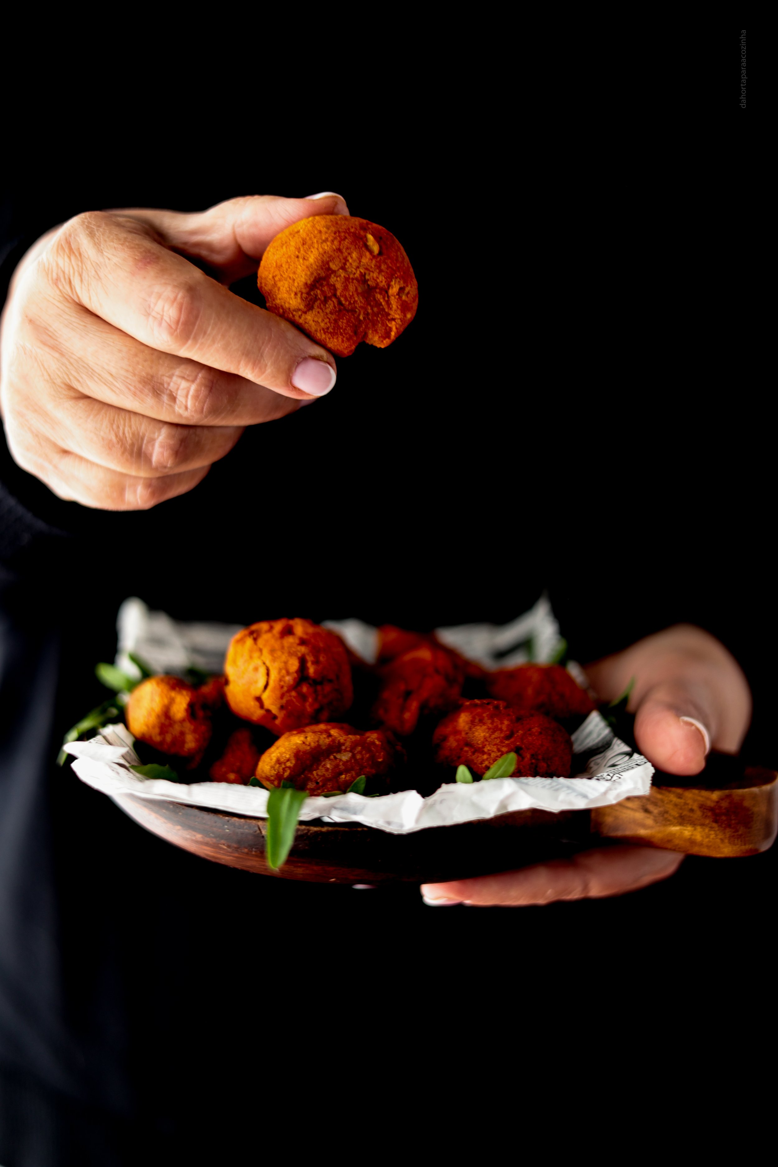 Bolinhas de Sobras de Puré de Batata na Airfryer