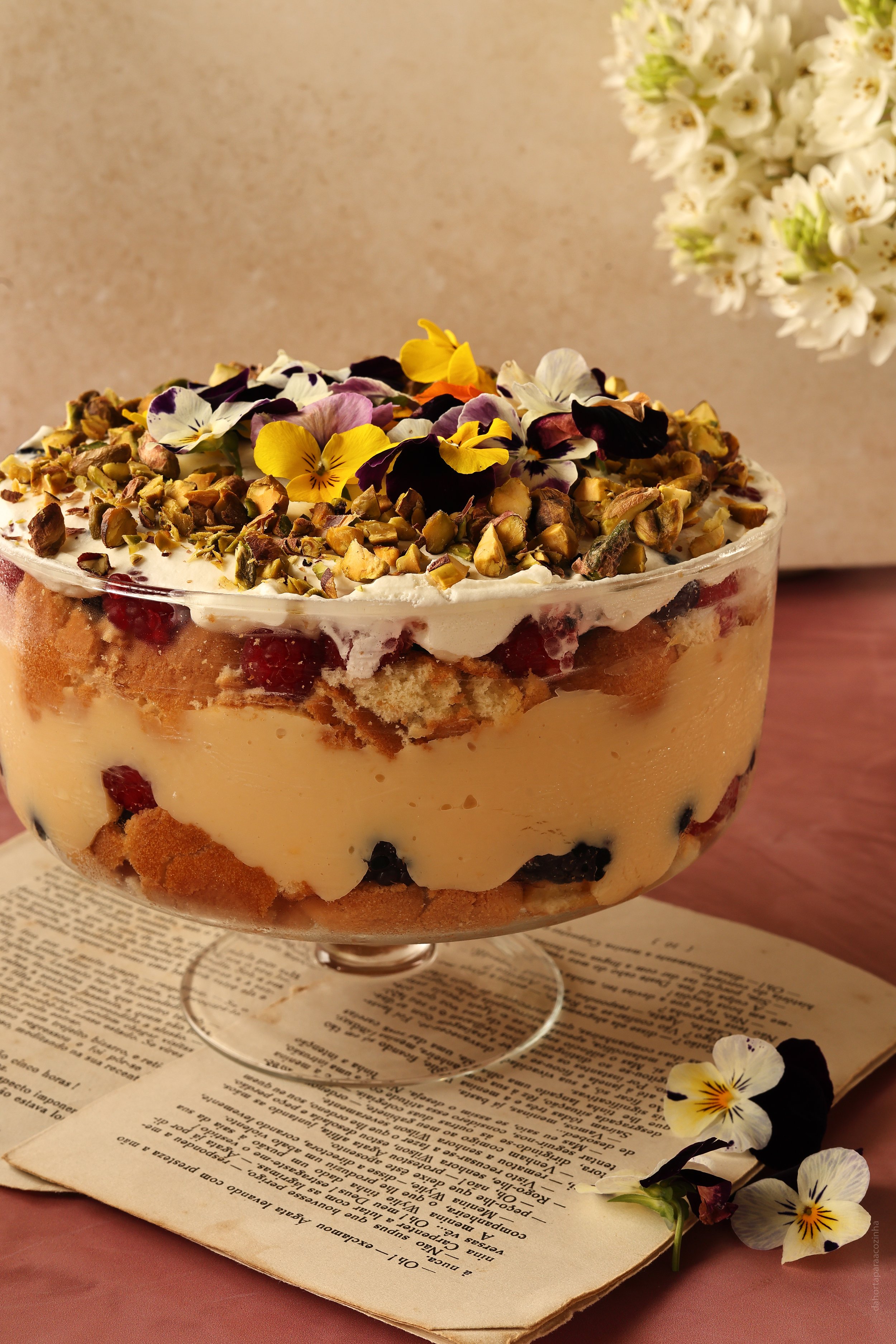 Trifle de Frutos Vermelhos