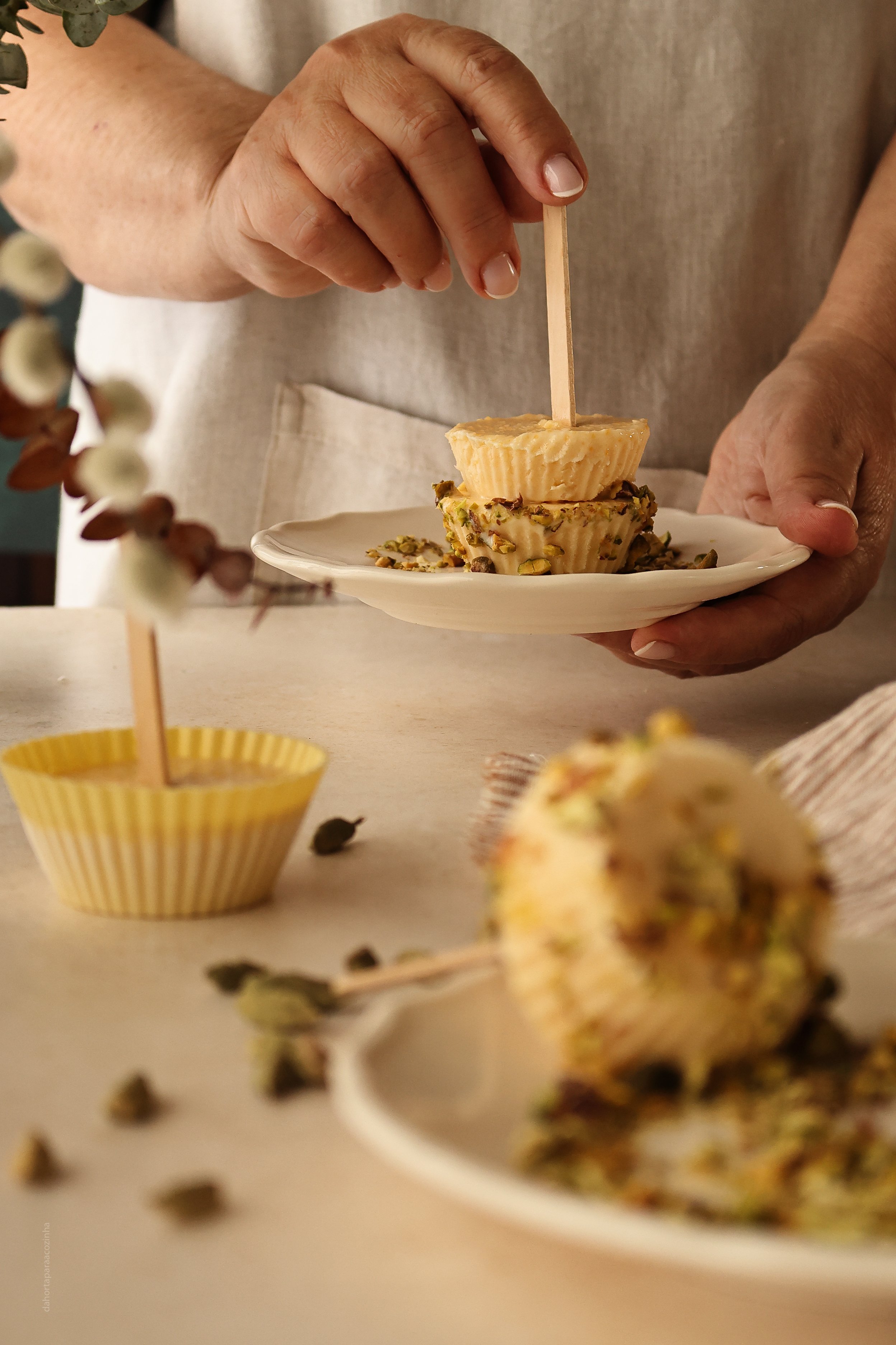 Kulfi de Pêssego