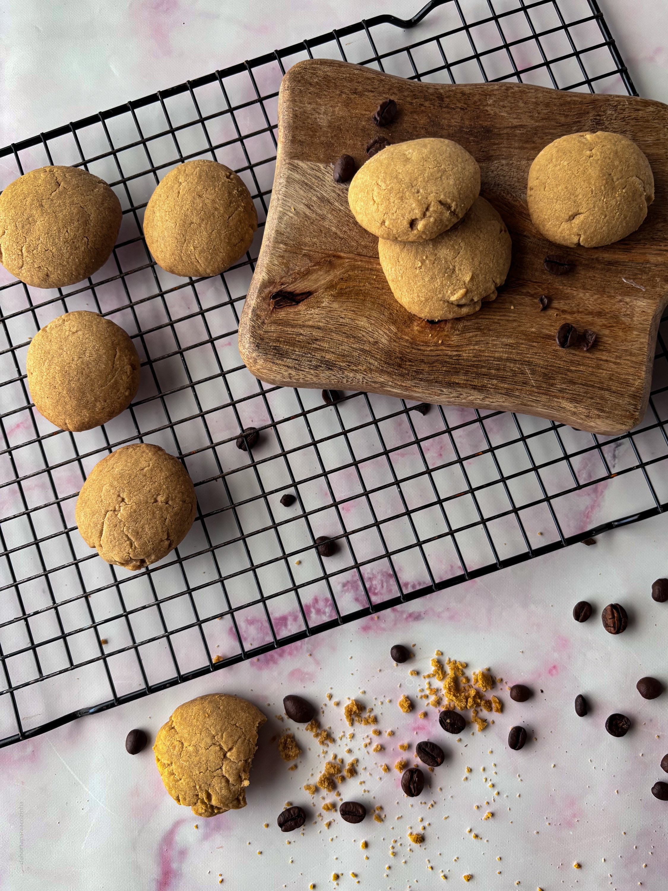 Bolachas Amenteigados de Café