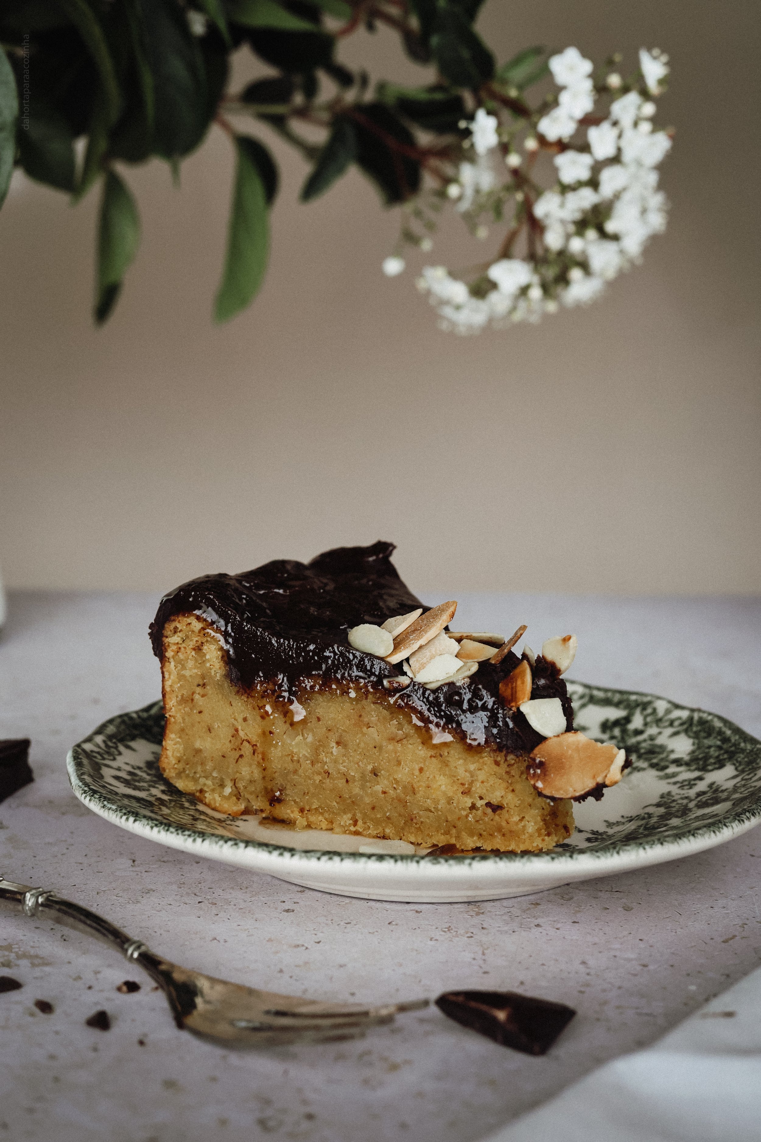 Bolo de Tangerinas com Cobertura de Chocolate — Da Horta Para A Cozinha