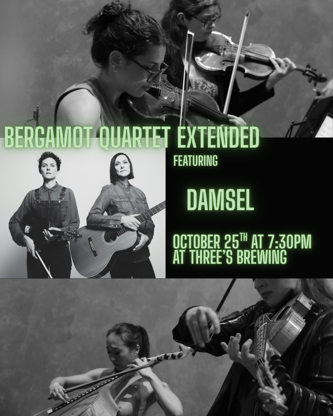 Bergamot Quartet Extended Feat. Damsel