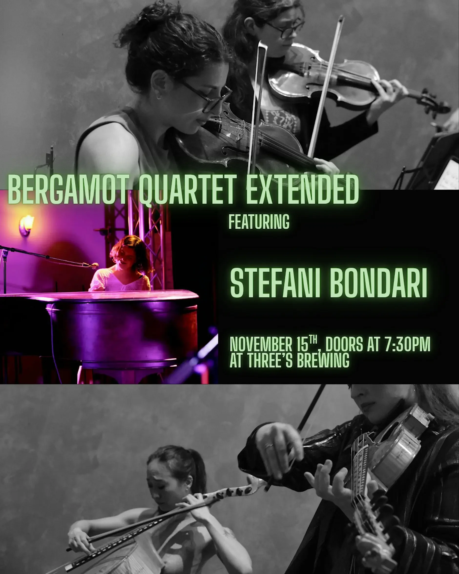 Bergamot Quartet Extended Feat. Stephani Bondari