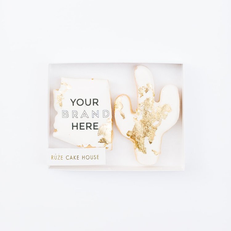 Solid & Gold Sugar Cookie — RUZE CAKE HOUSE