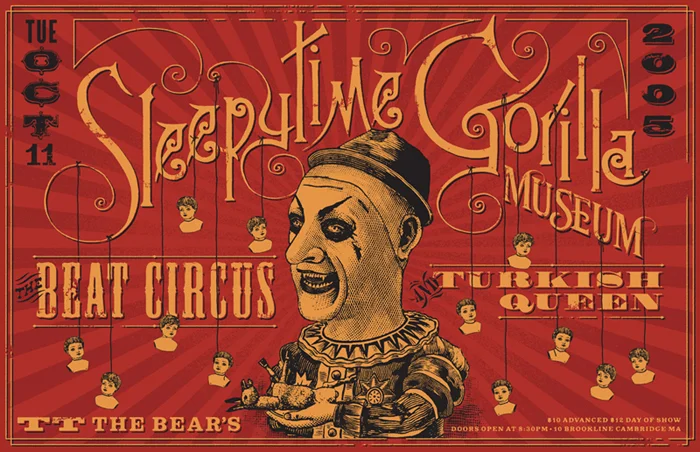OCT 11 2005 TT THE BEARS CAMBRIDGE MA WITH SLEEPYTIME GORILLA MUSEUM, TURKISH QUEEN