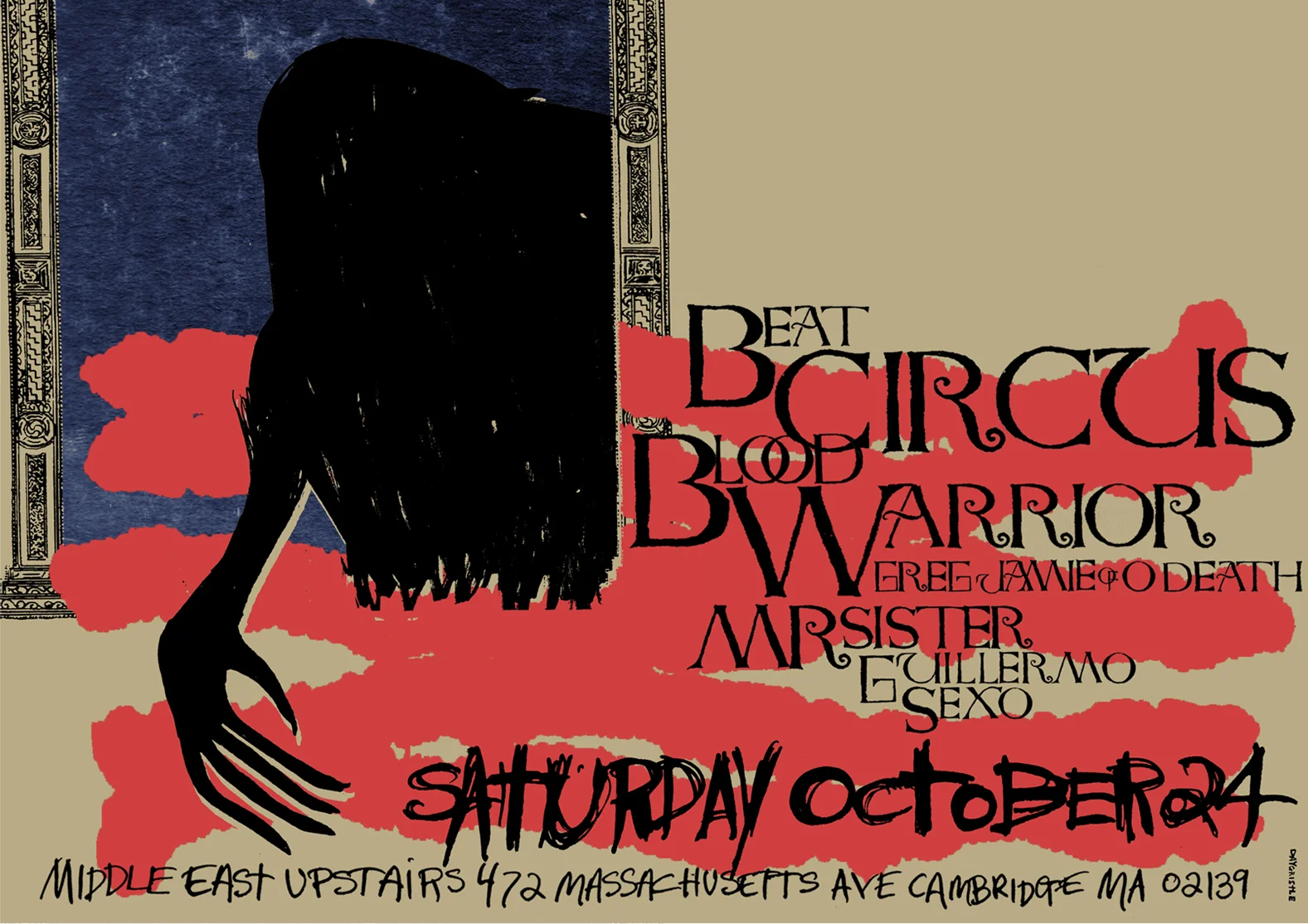 OCT 24 2008 MIDDLE EAST UPSTAIRS CAMBRIDGE MA w/BLOOD WARRIOR, MR. SISTER
