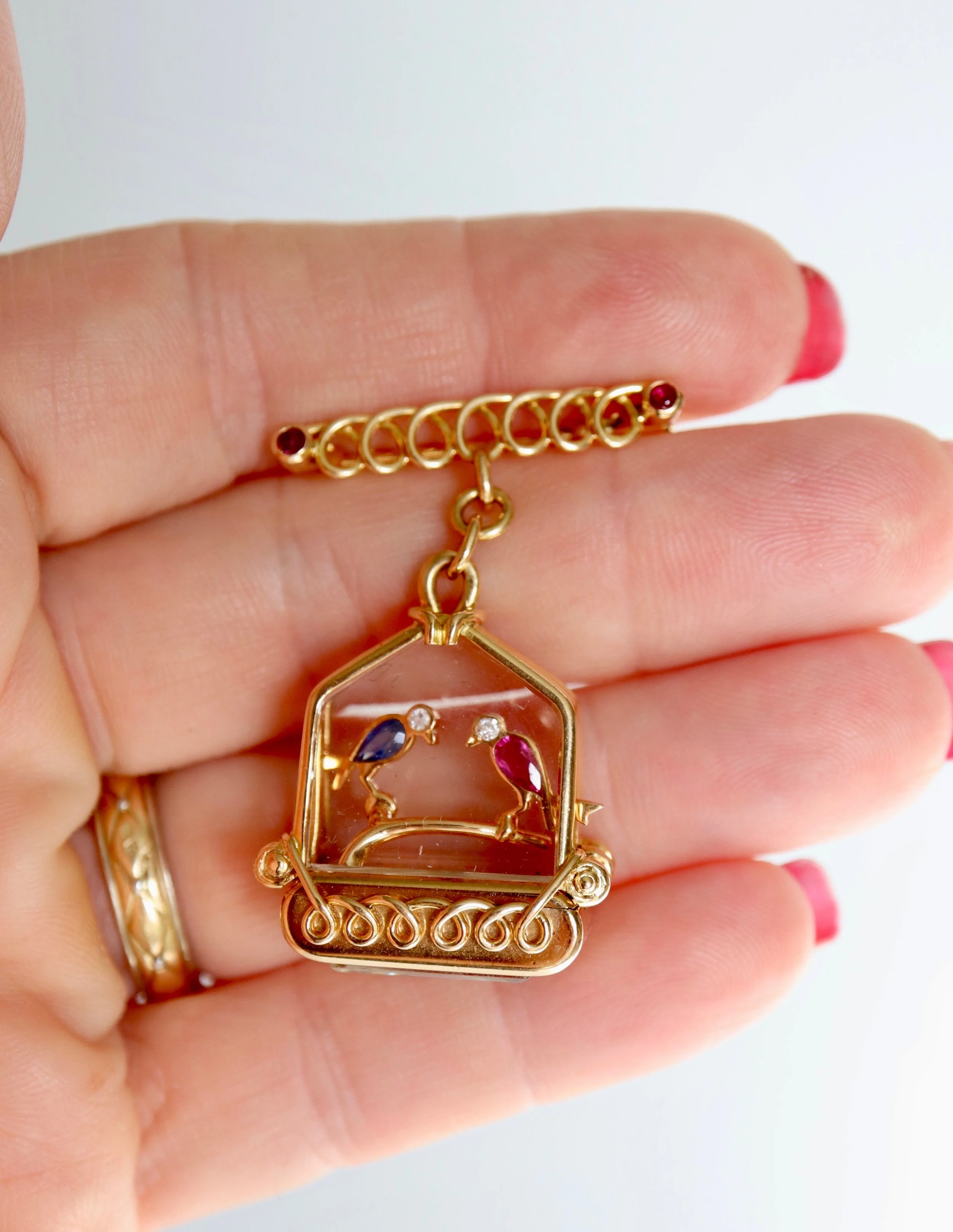 Montre-broche Suisse - Marque Suizo - Occasion Unisexe - Pièce De Collection Vintage