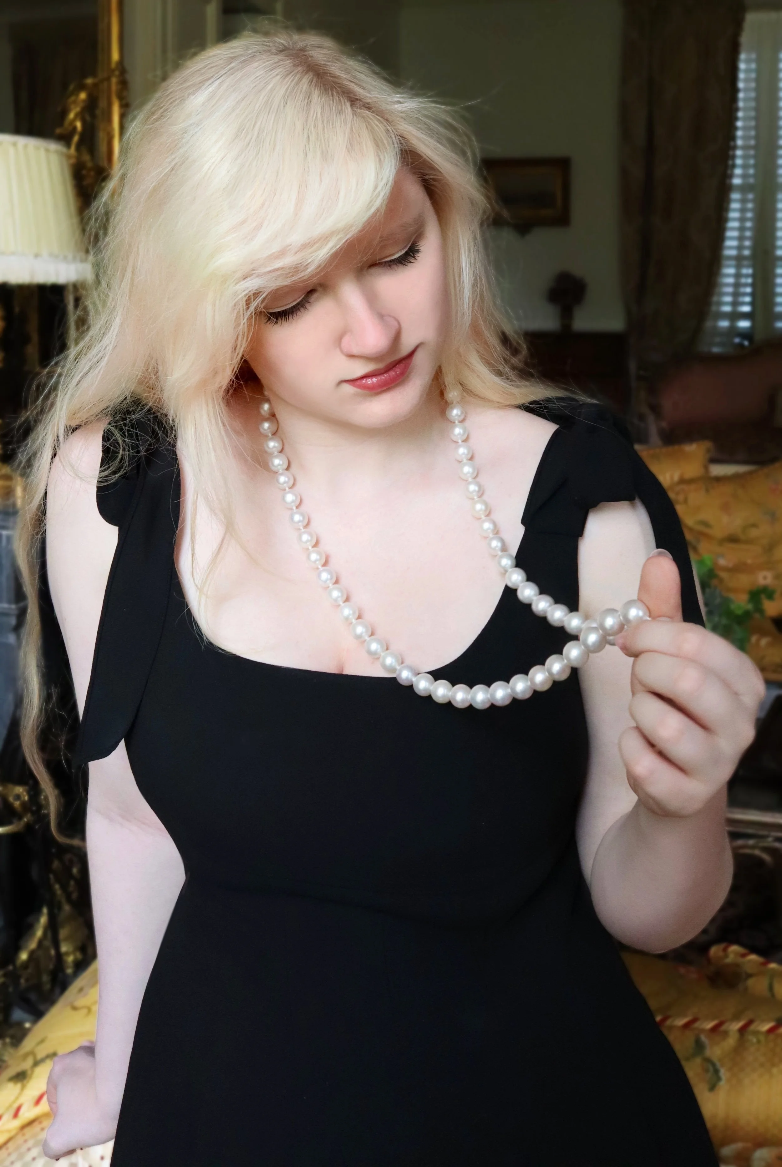 Collier Sautoir Perles Vintage 47 Cm – Fermoir à Remplacer