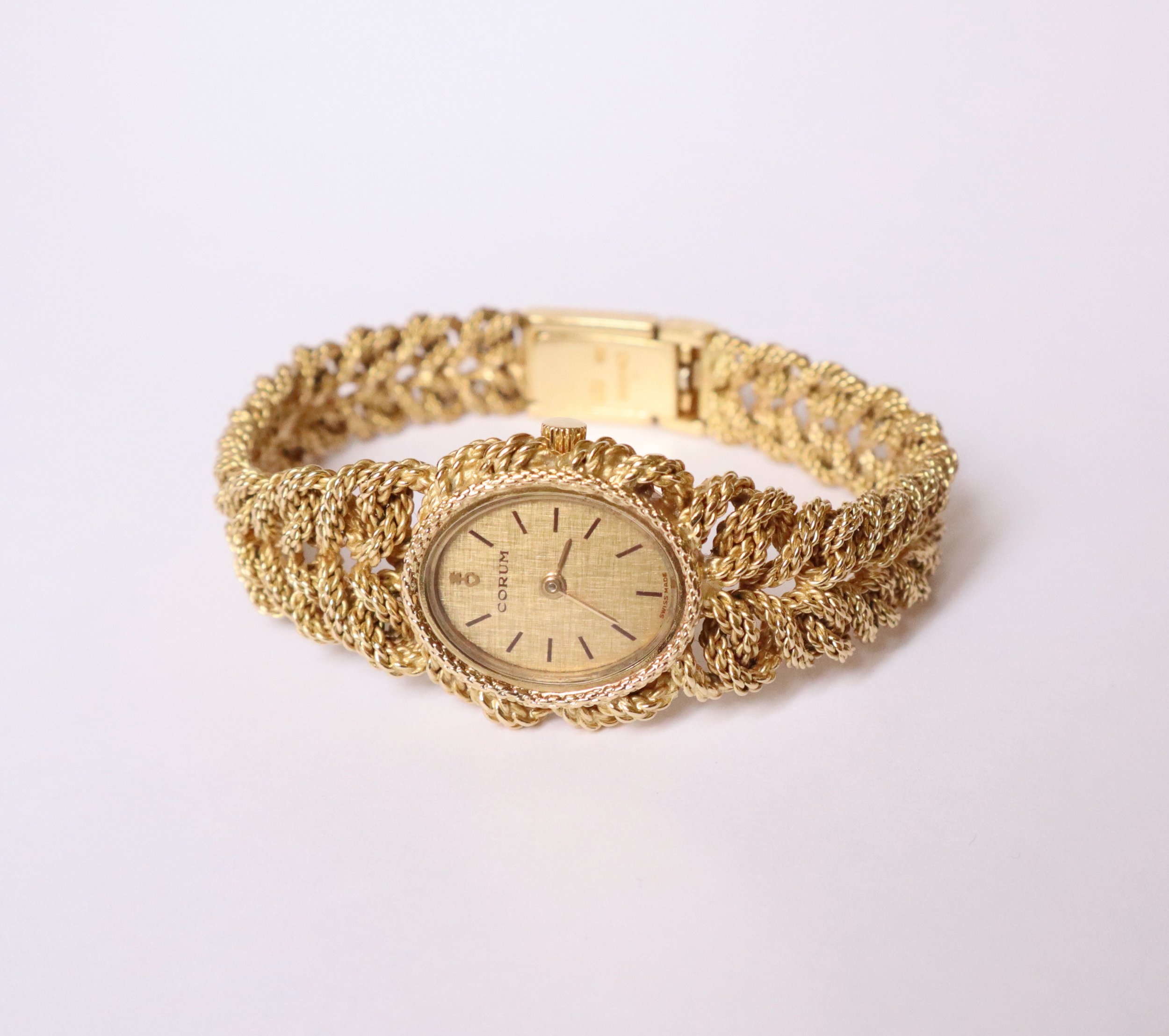Mouvement De Montre Suisse CORUM Collection - Cadran Or 18 Carats, Quartz Calibre 210001 - Pièce D'occasion