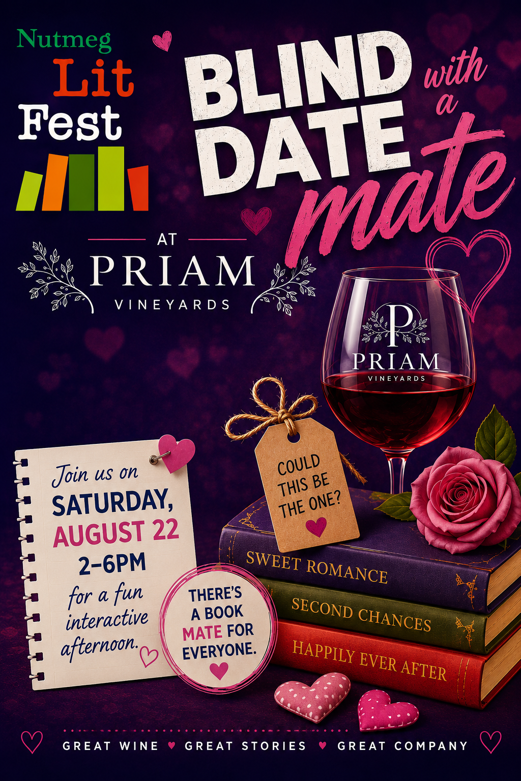 Blind Date With A Mate- Priam Vineyards