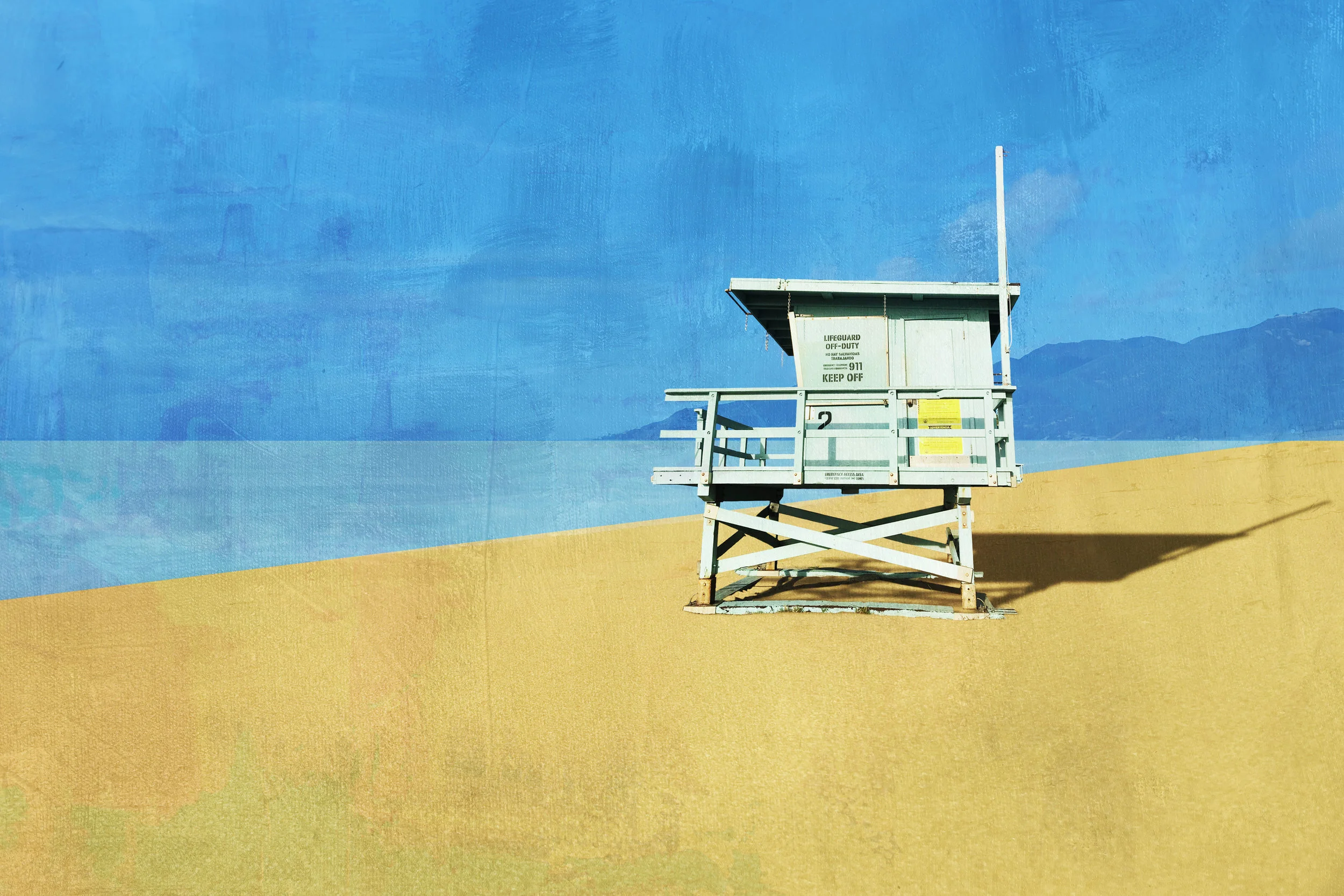 Will Rogers Beach Lifeguard Stand