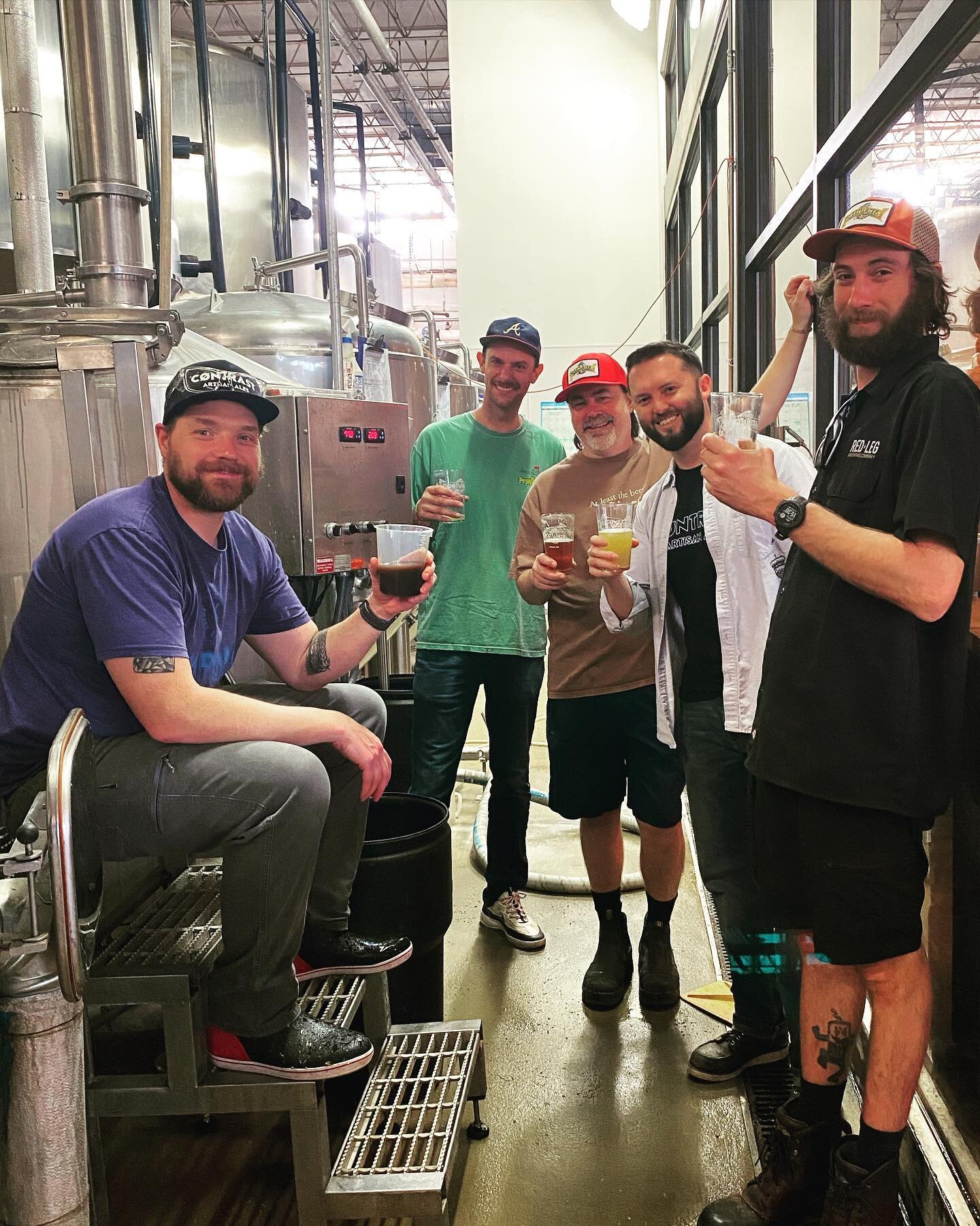 We had a great time brewing a collaboration with our old friends at @sweetwaterbrew. We became friends back in 2010 and we&rsquo;ve made quite a few delicious creations together over the years, so we decided to run it back with a throwback Black IPA 