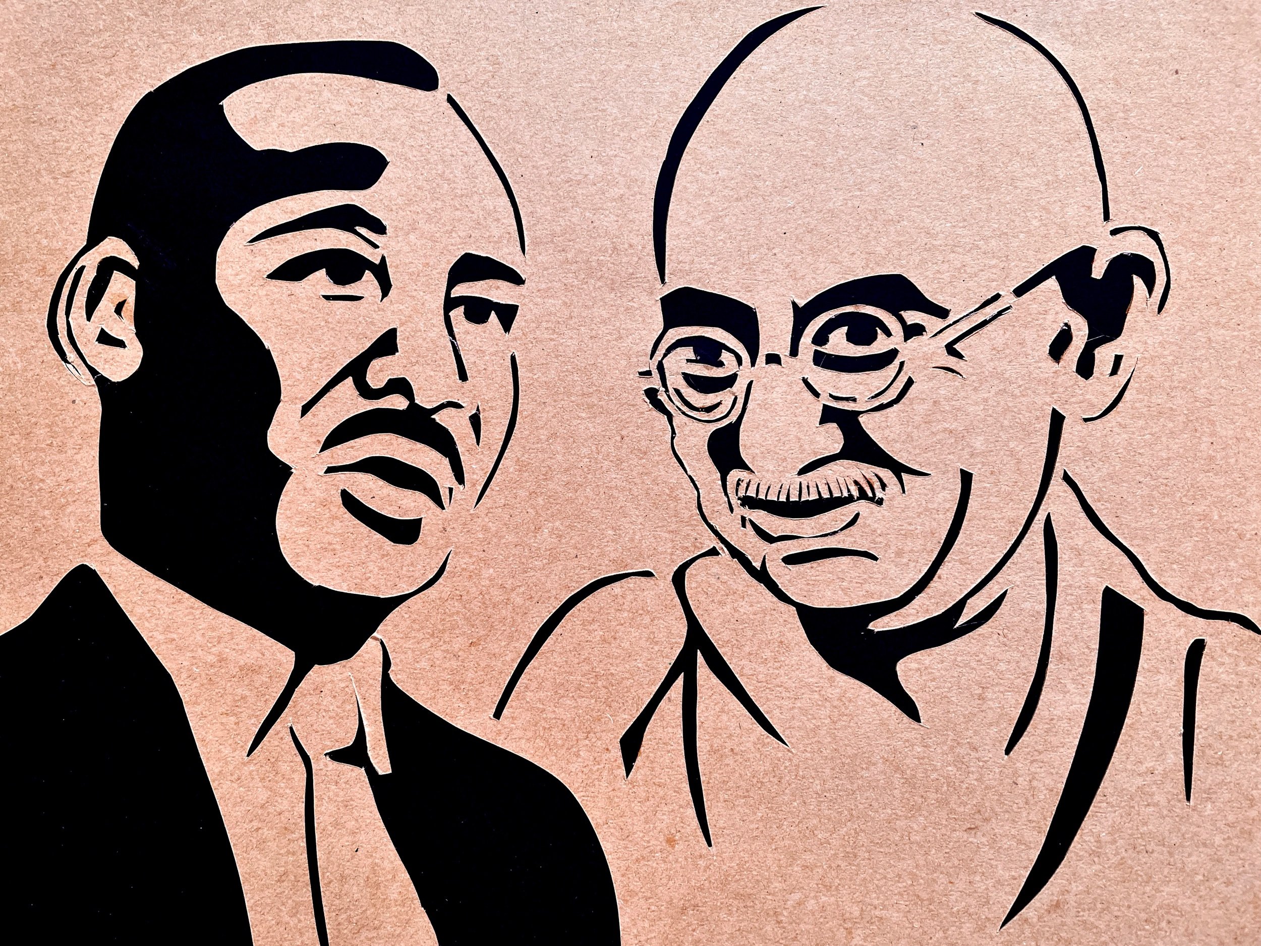 King and Gandhi