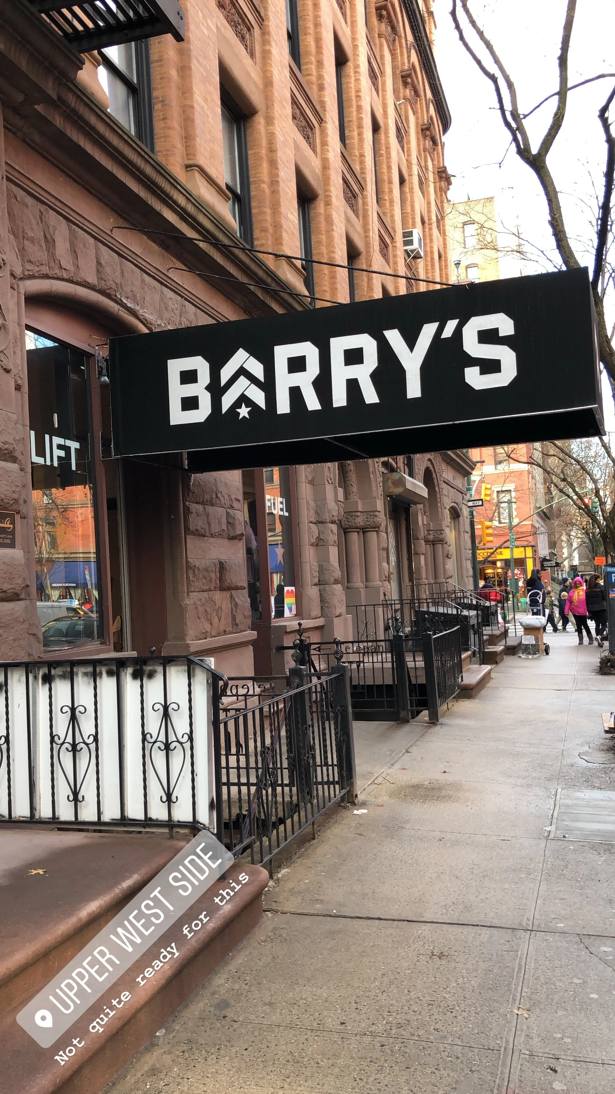 Only my 2nd Barry’s class a year ago in NYC