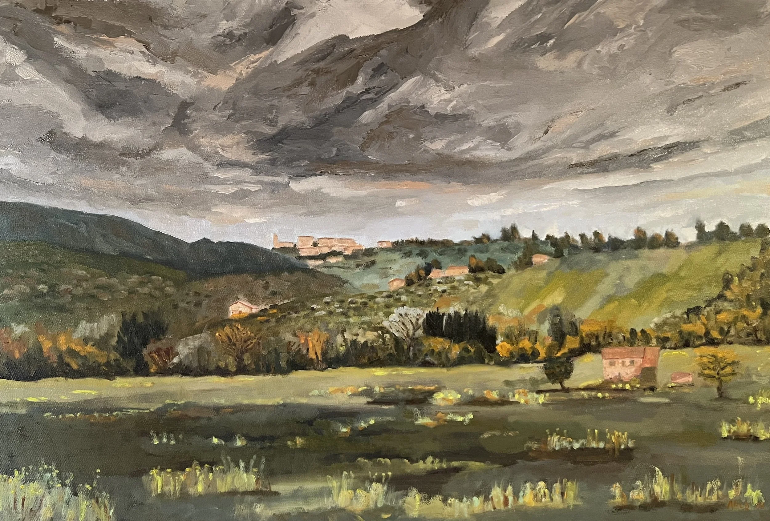 Storm in Corciano, Italy