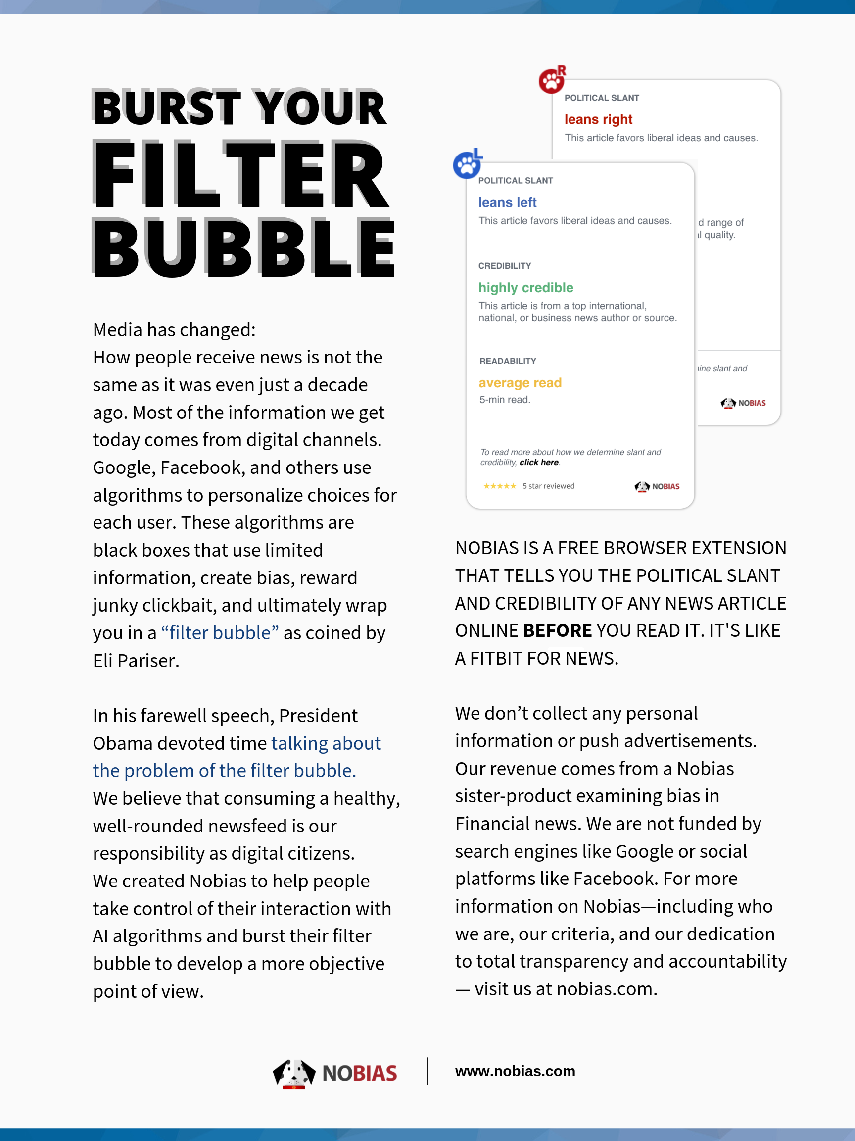 Burst your Filter Bubble to Make Better Decisions