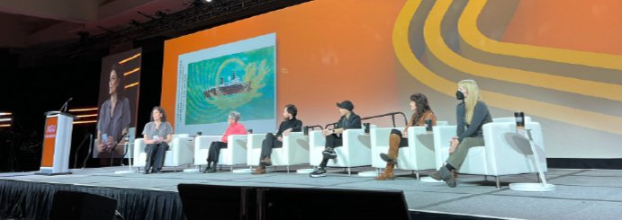 Plenary panel discussion on art and science at AGU2022, invited by Dr.  Mika Tosca. 