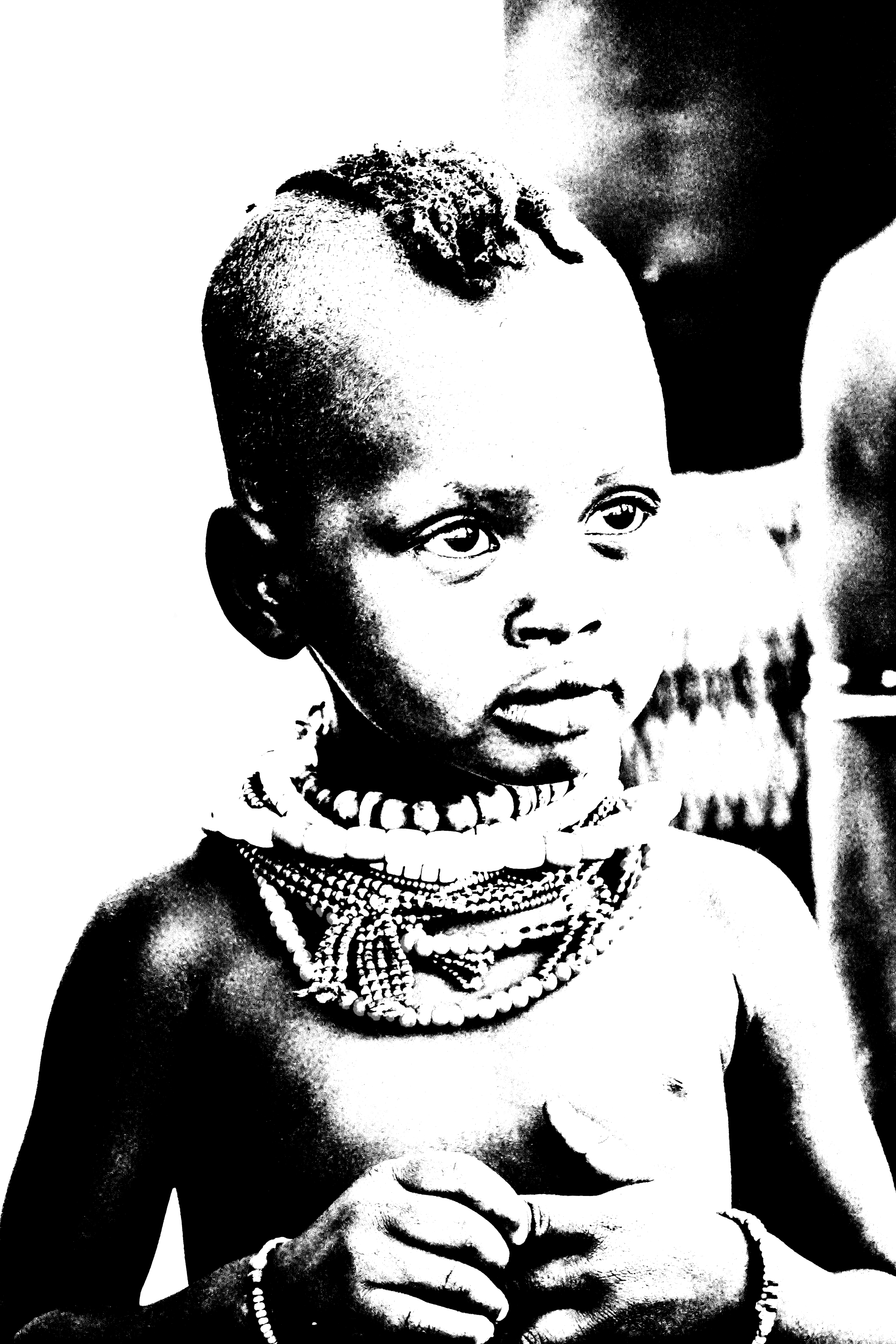 A Child with Beads