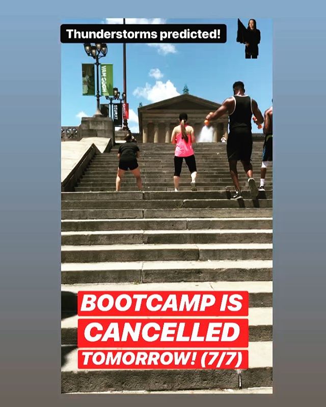 BOOTCAMP IS CANCELLED THIS WEEK (TOMORROW JULY 7TH) DUE TO WEATHER!
•
•
Have a wonderful weekend!
Back at it next week!
•
•
•
ART MUSEUM BOOTCAMP! •
•
Meeting at the front of the art museum steps! Bootcamp will be