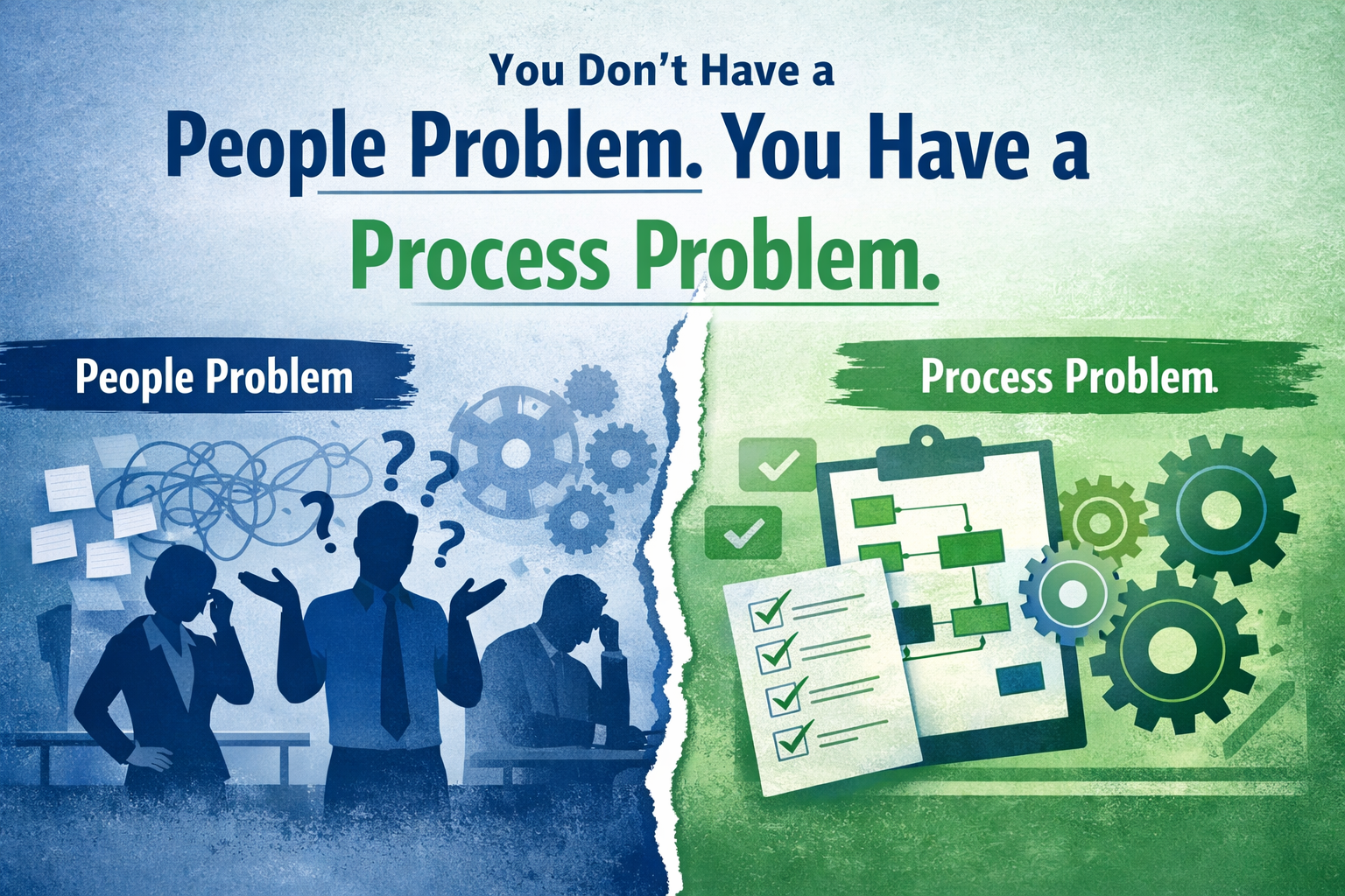 You Don’t Have a People Problem. You Have a Process Problem.