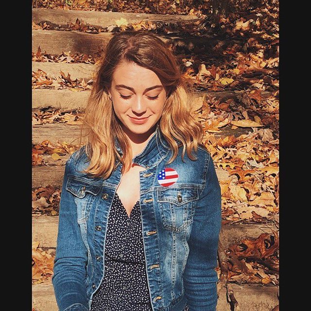 What a beautiful day for a revolution #justvoted @lizforindiana