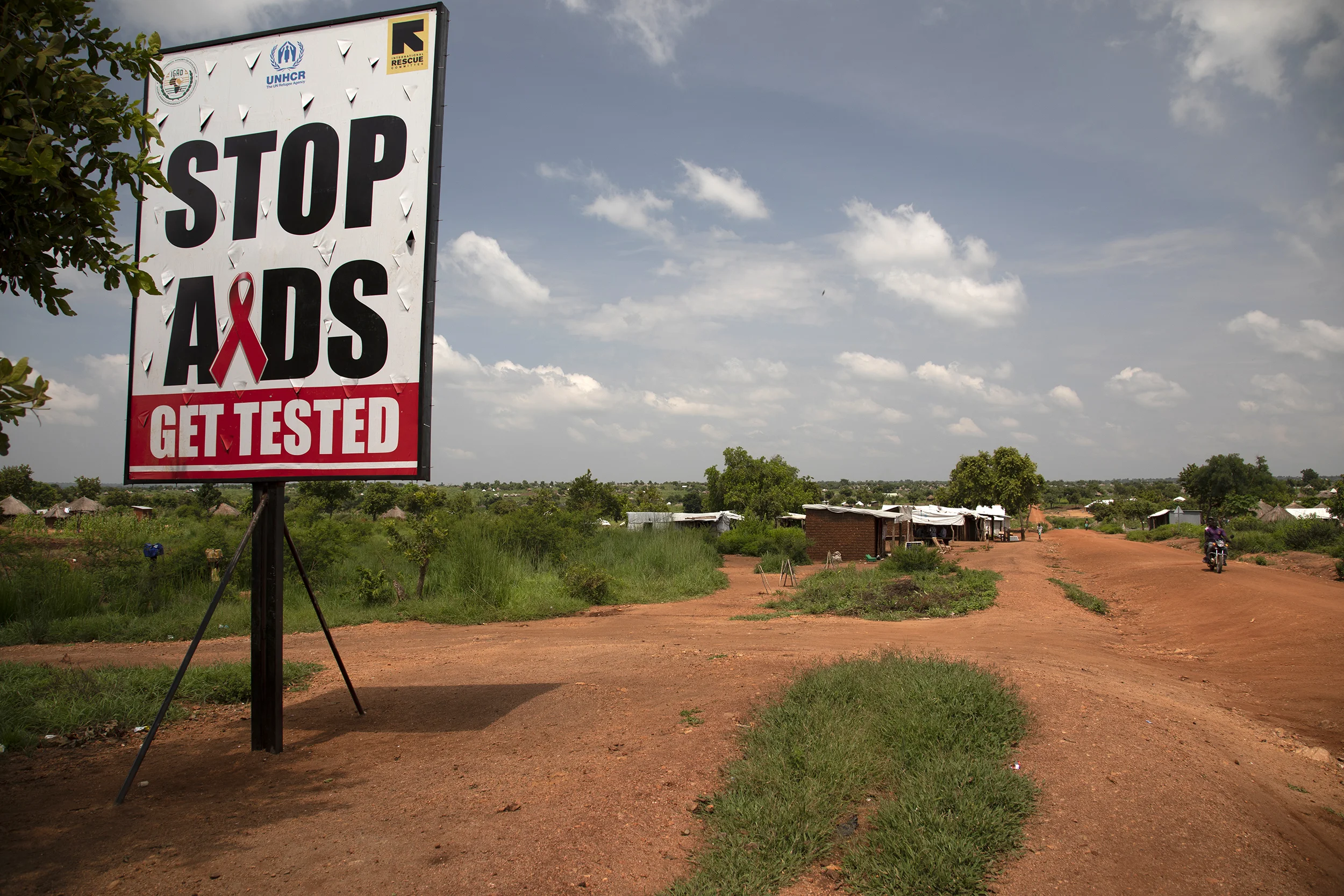 A rural area in Zone 1 of Bidibidi Refugee Settlement in Northern Uganda.