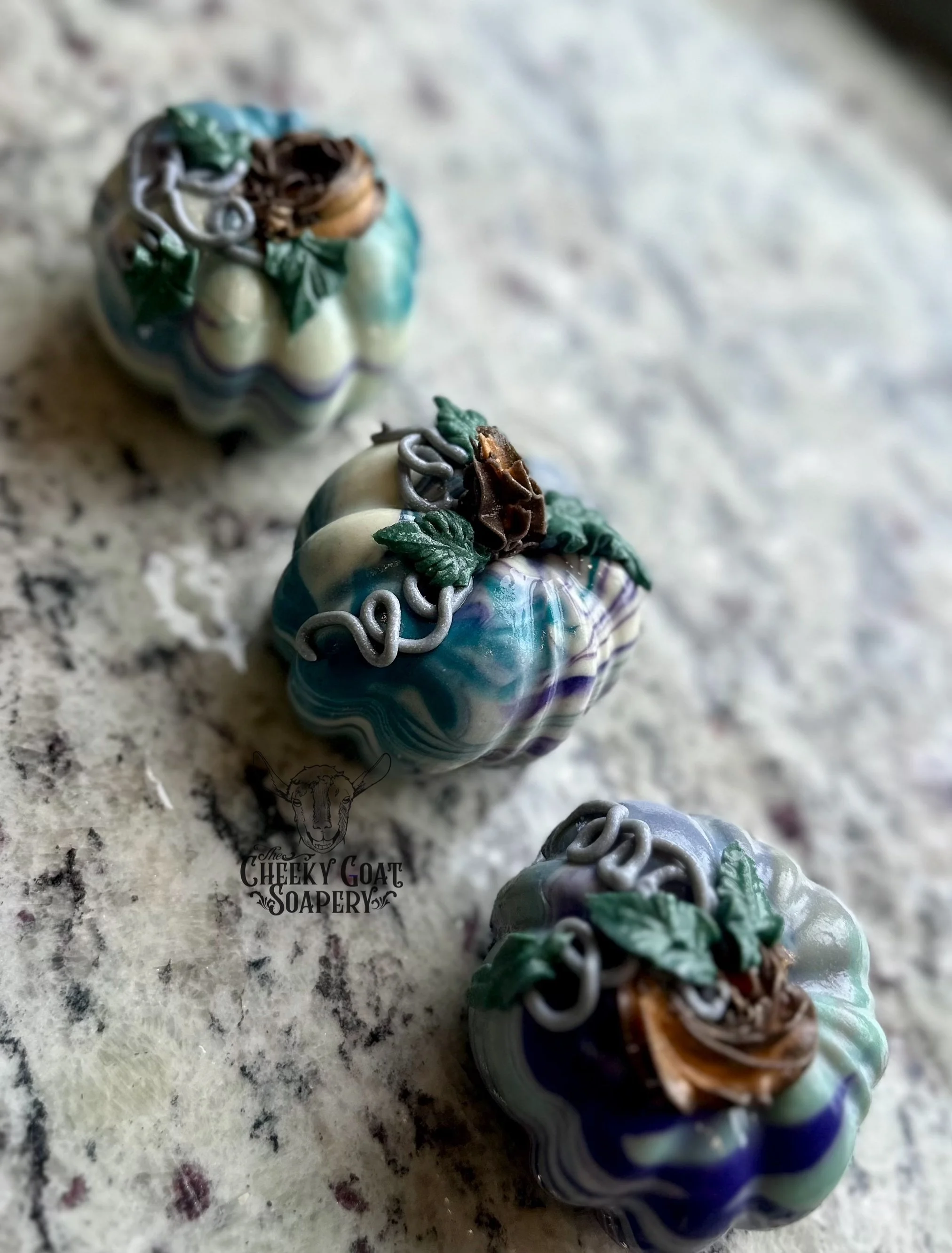 Verdant Pumpkins- Scented in Green Tea and Cucumber