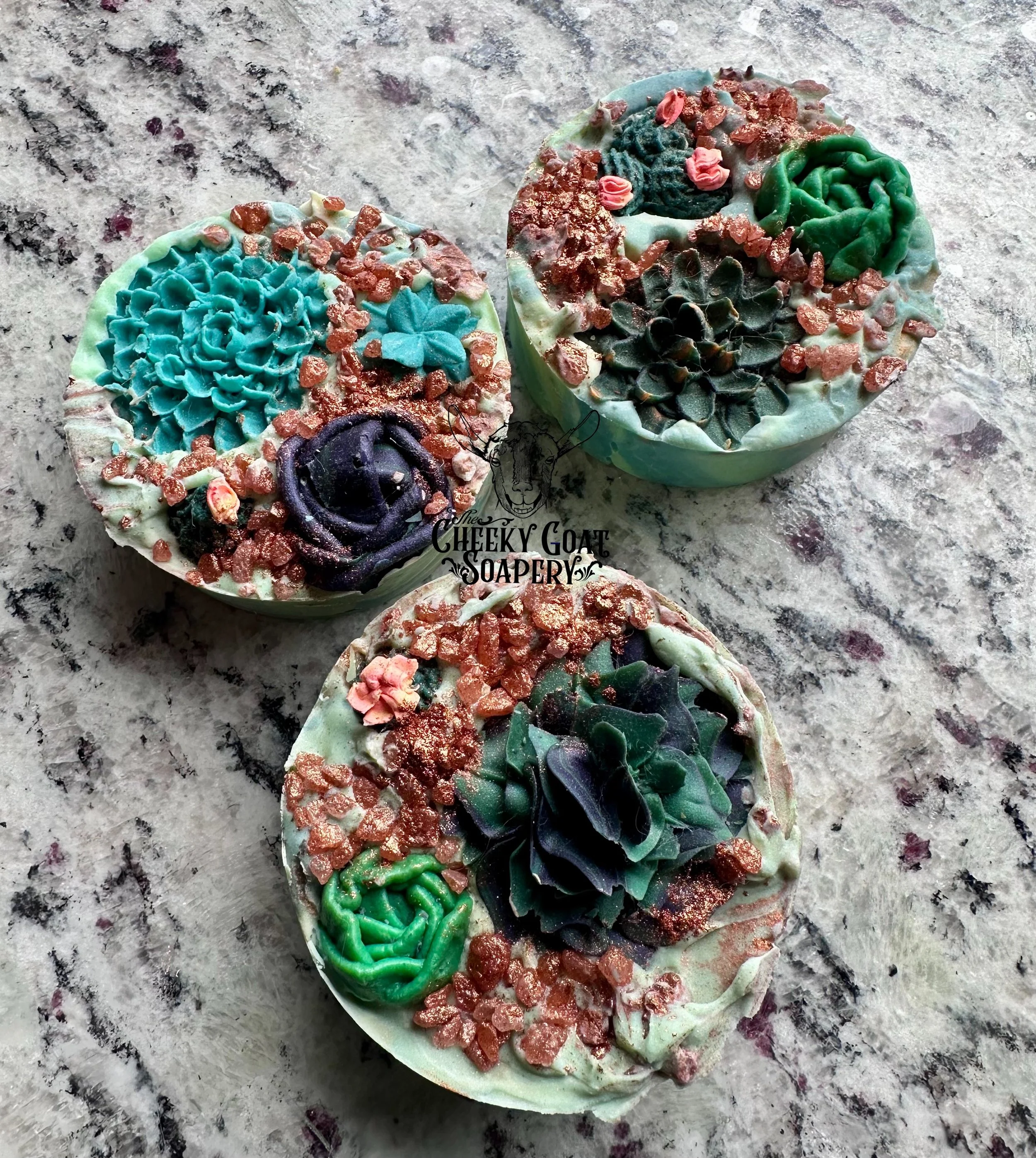 Gravelled Terrarium - Scented in Cucumber, Mint, & Eucalyptus