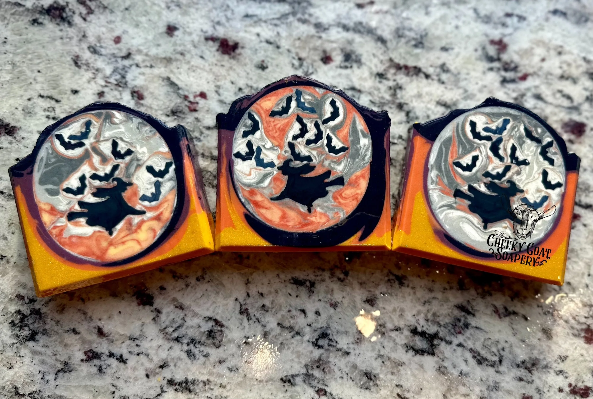 Orange Moon Witch- Scented in Pearl and Petrichor