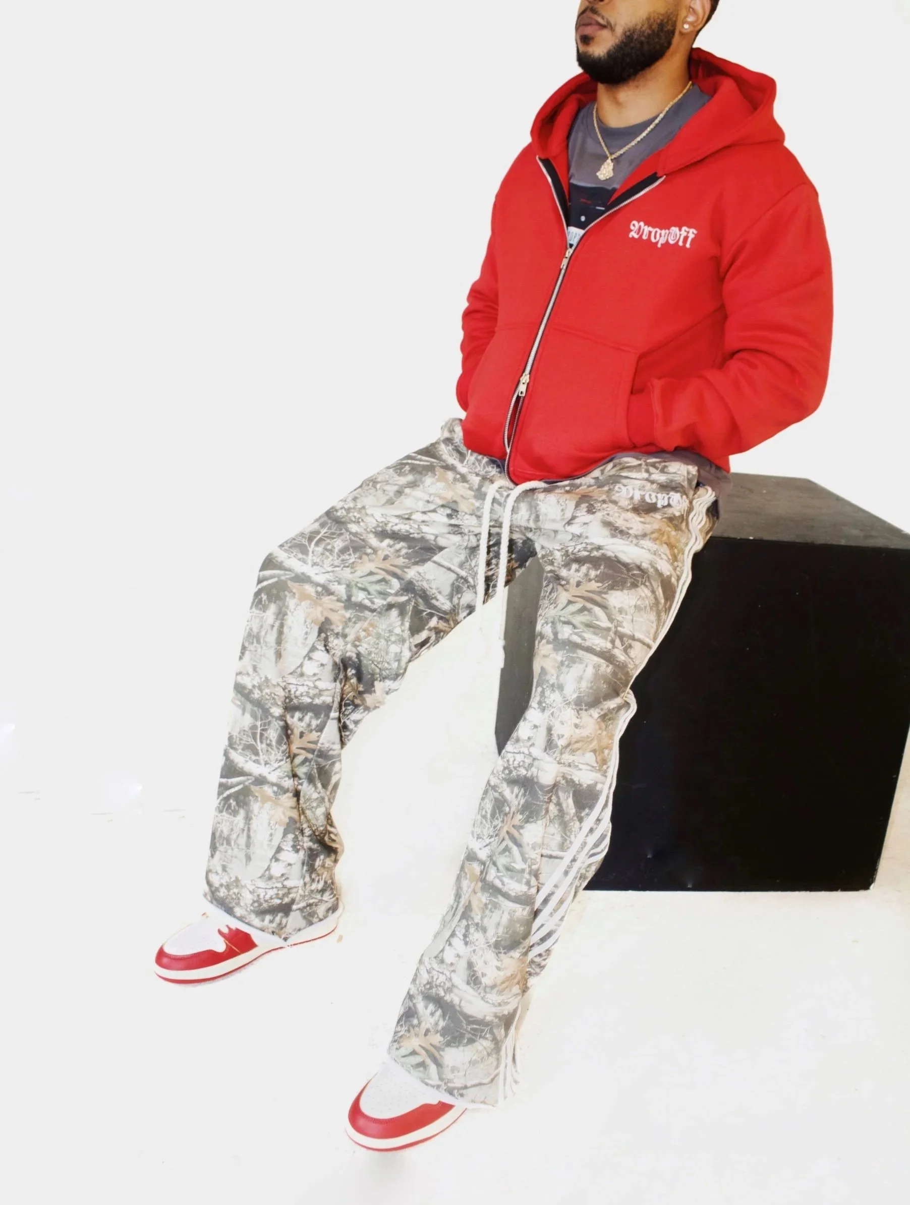 Basic Double Zipper Hoodie