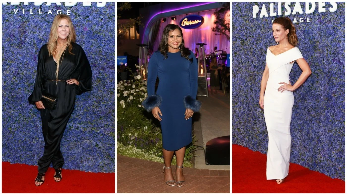 Guests at the black-tie gala included Rita Wilson, from left, Mindy Kaling and Kate Beckinsale.