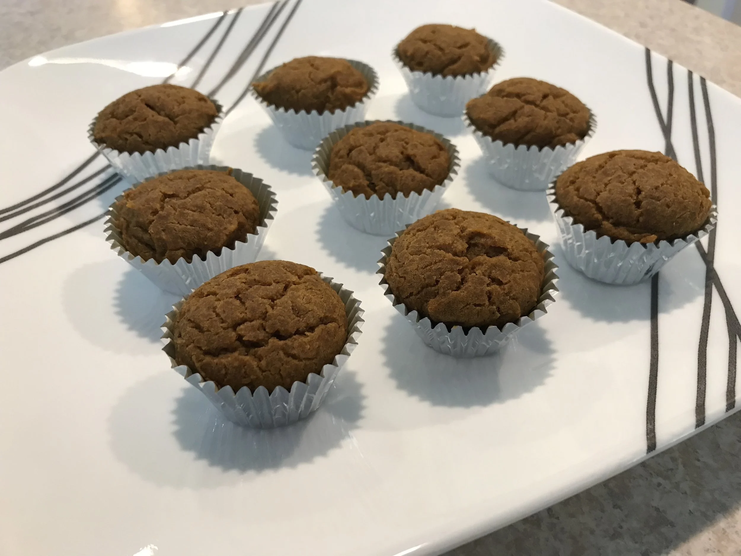 Mini pumpkin muffins