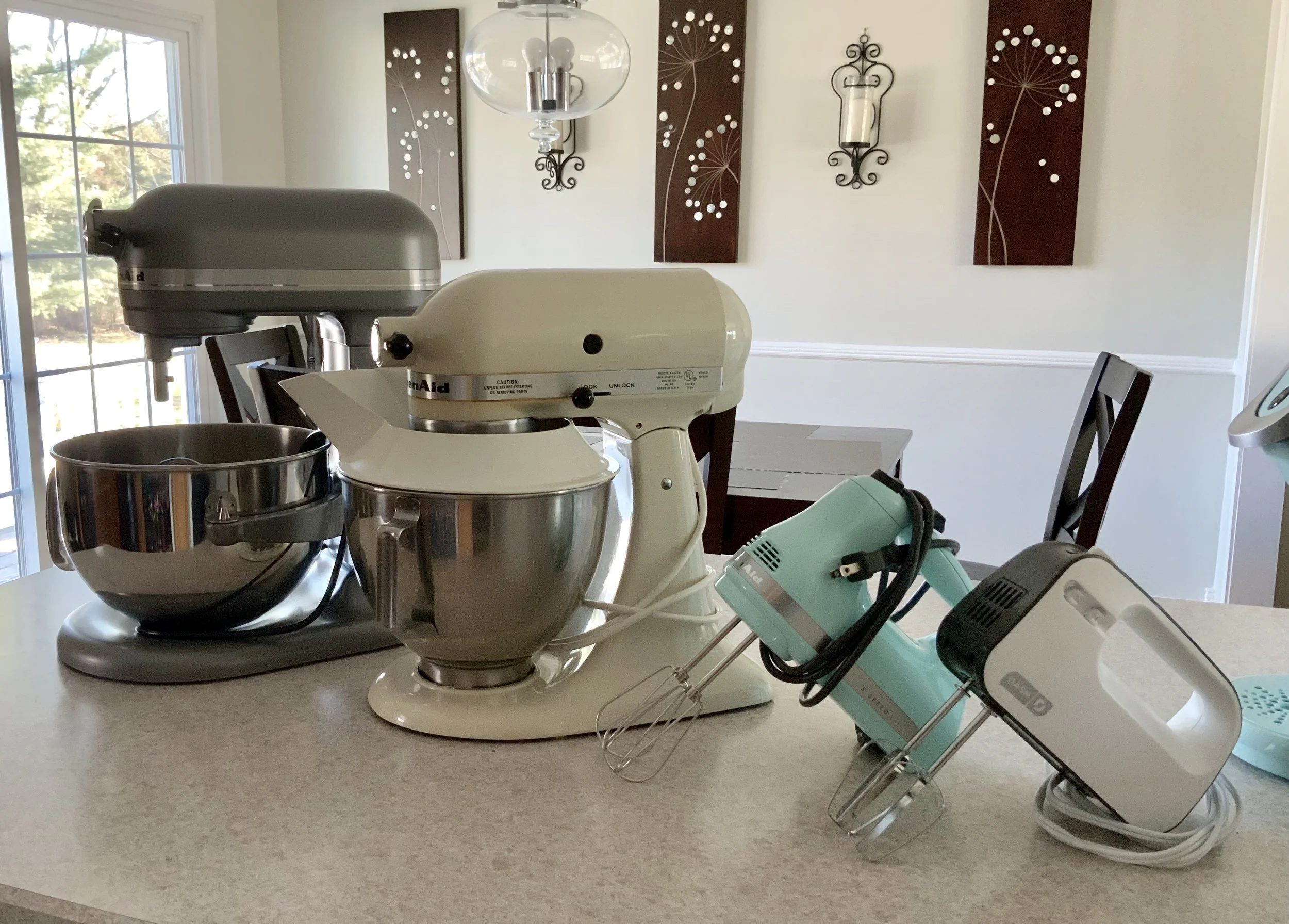 My kids have even named my multiple mixers- Big Mixy, Mr Mixy, Mixy Jr, and Little Mixy