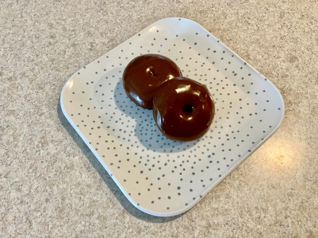 Double chocolate donuts