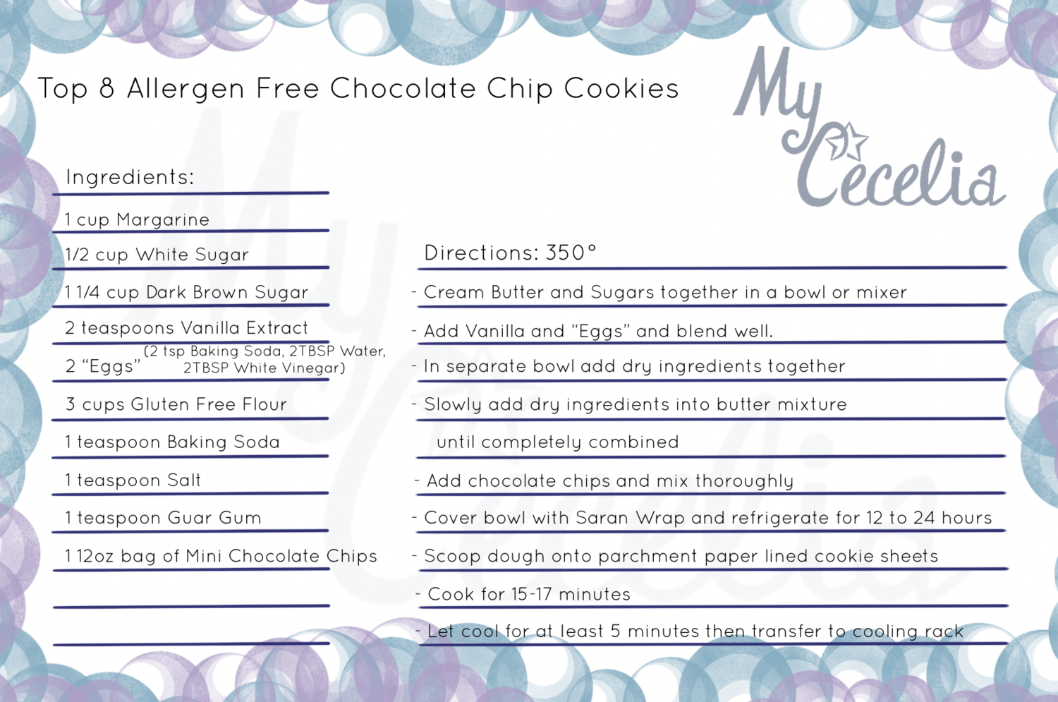 Chocolate Chip Cookies