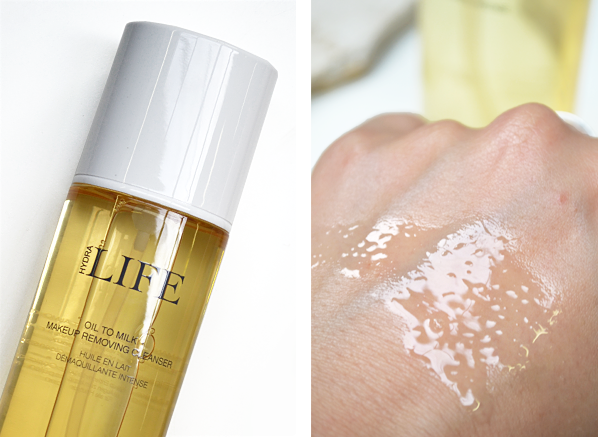 hydra life oil to milk makeup removing cleanser