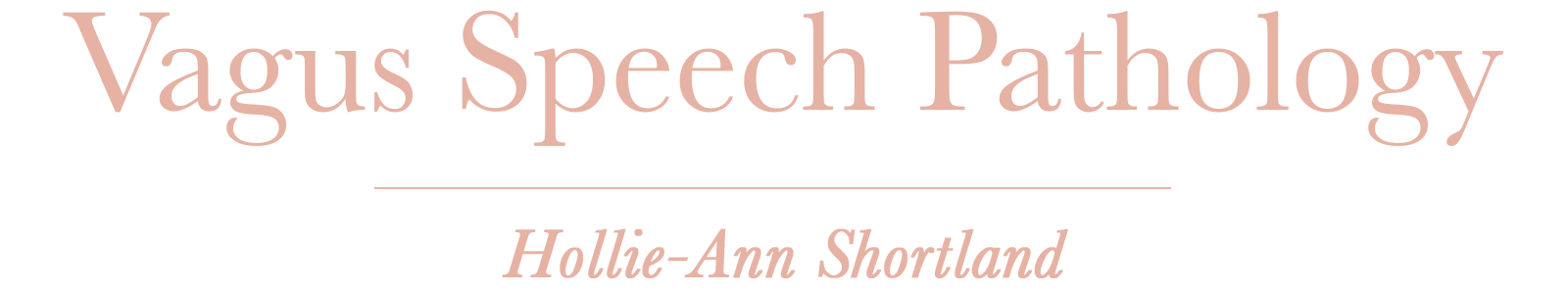 Vagus Speech Pathology